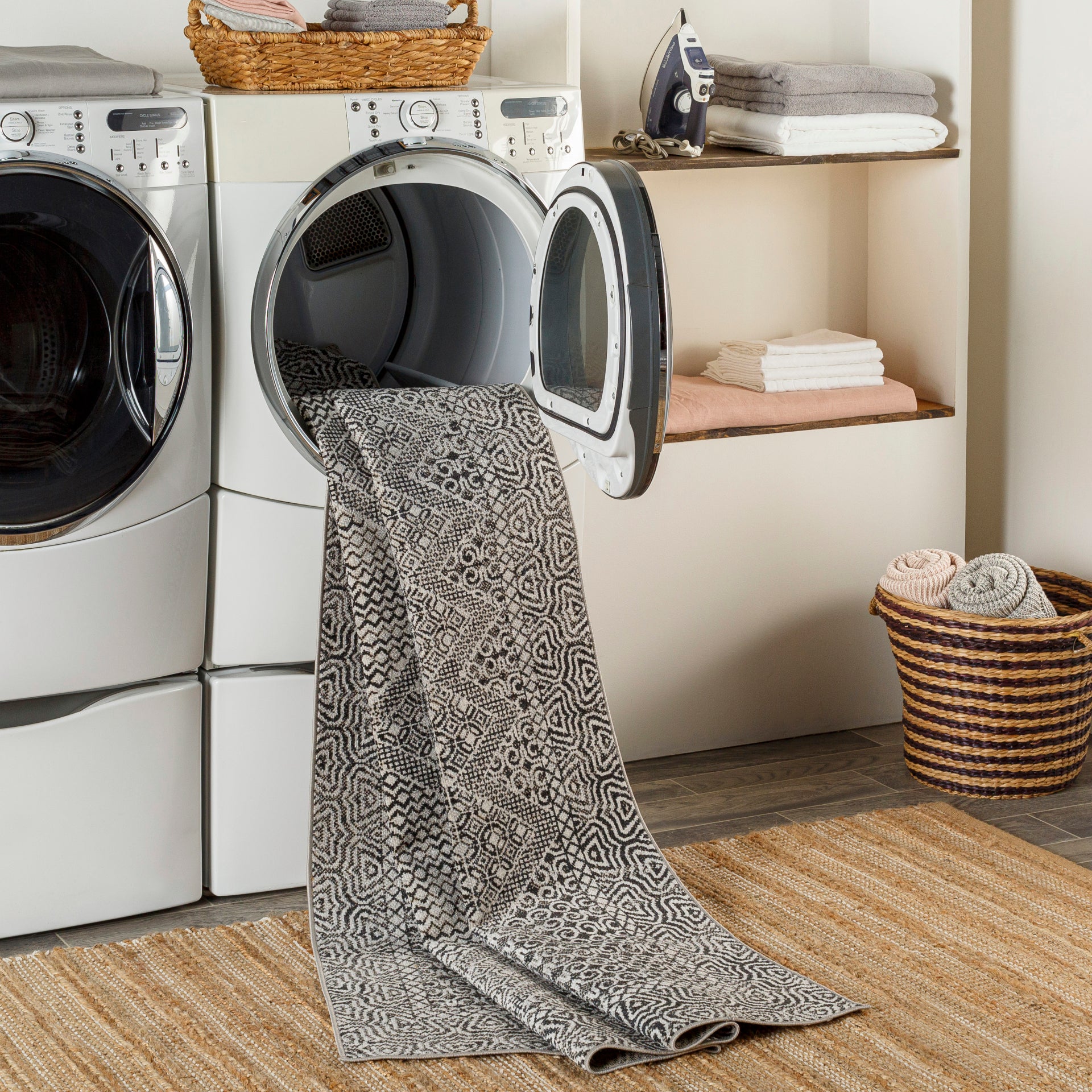 Lavadora Machine Woven Rug Livabliss Lavadora