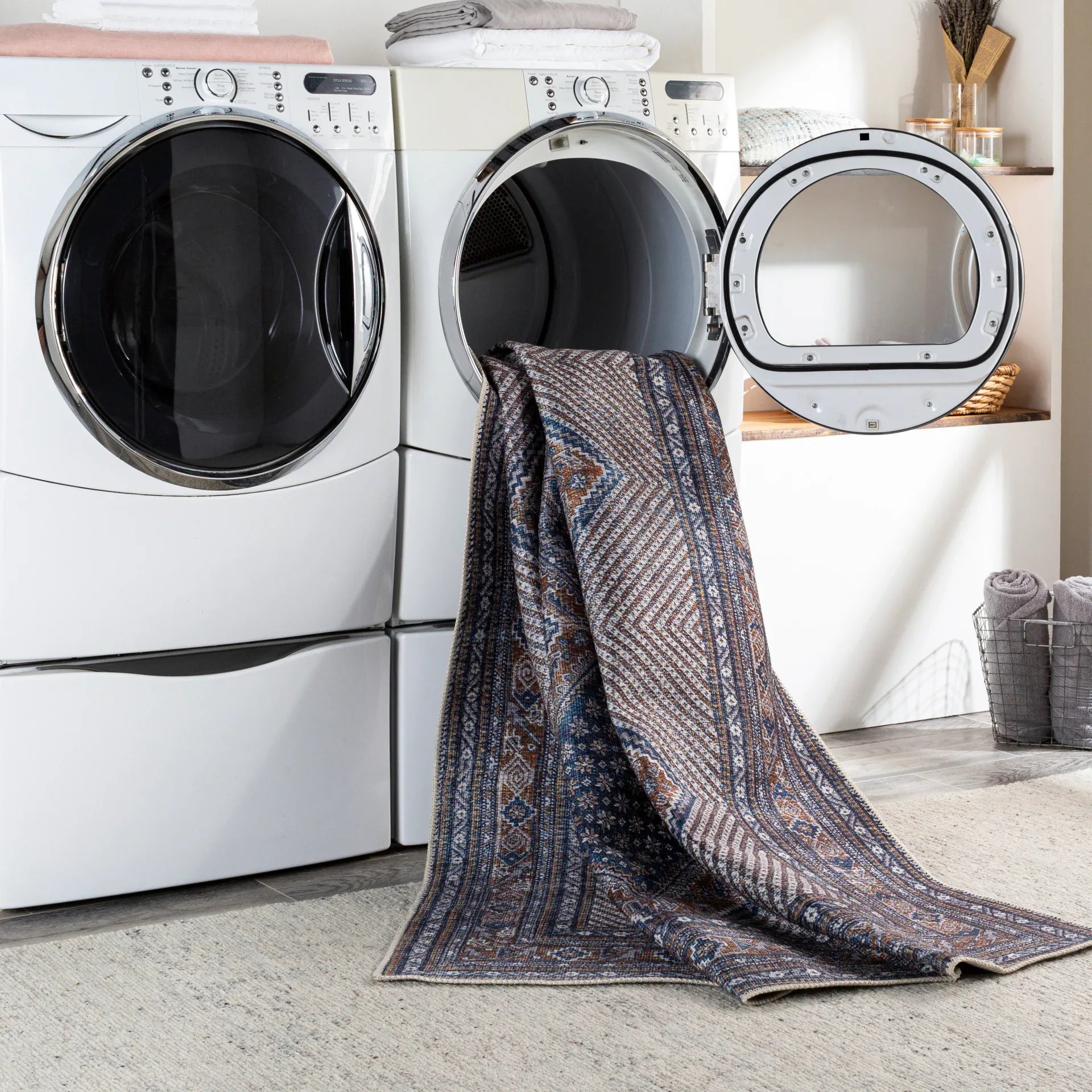 Amelie Machine Woven Rug Livabliss Amelie