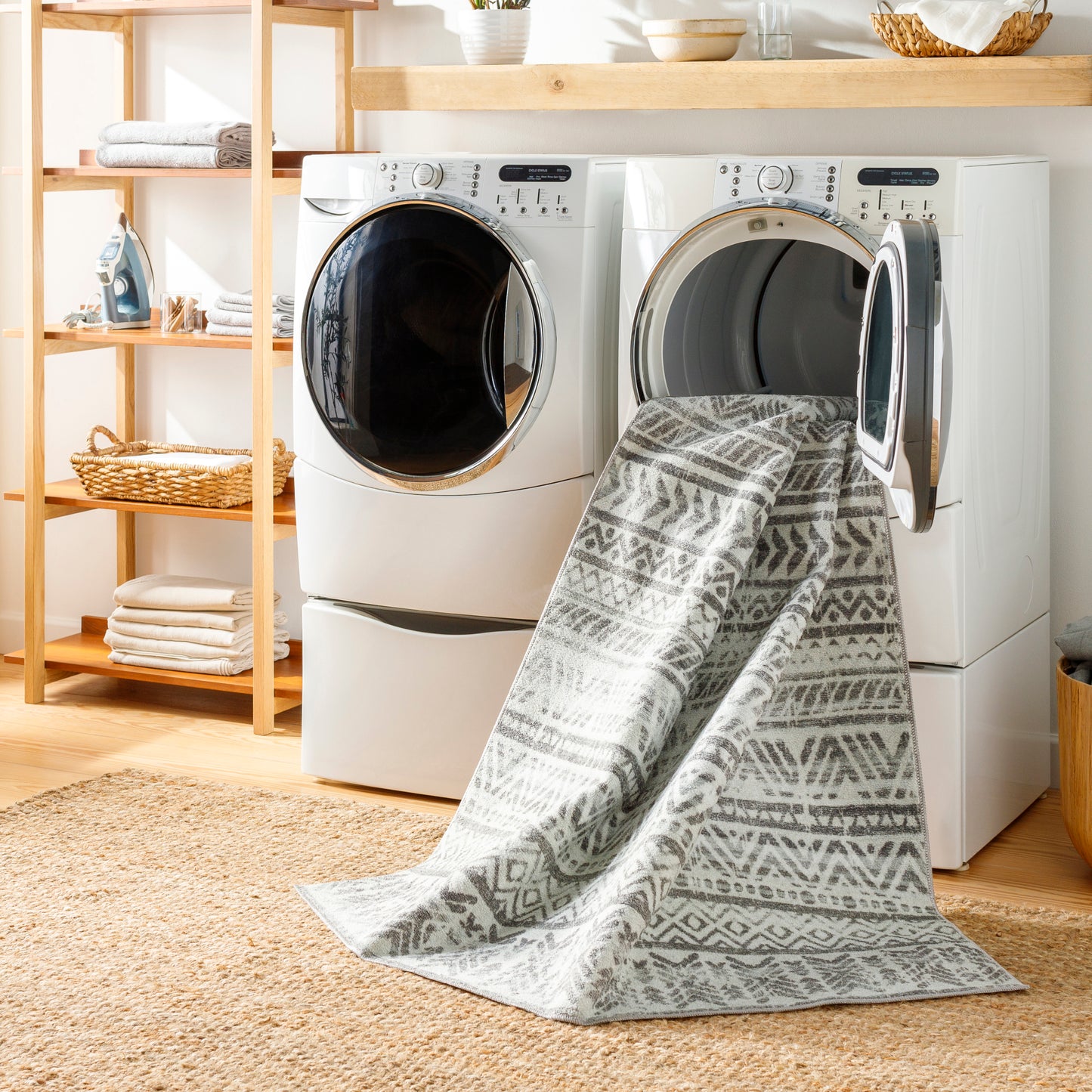 Hera Machine Woven Rug Livabliss Hera