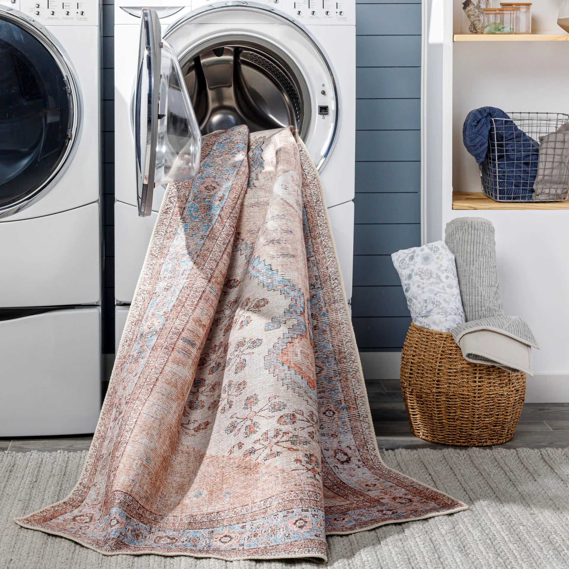 Amelie Machine Woven Rug Livabliss Amelie