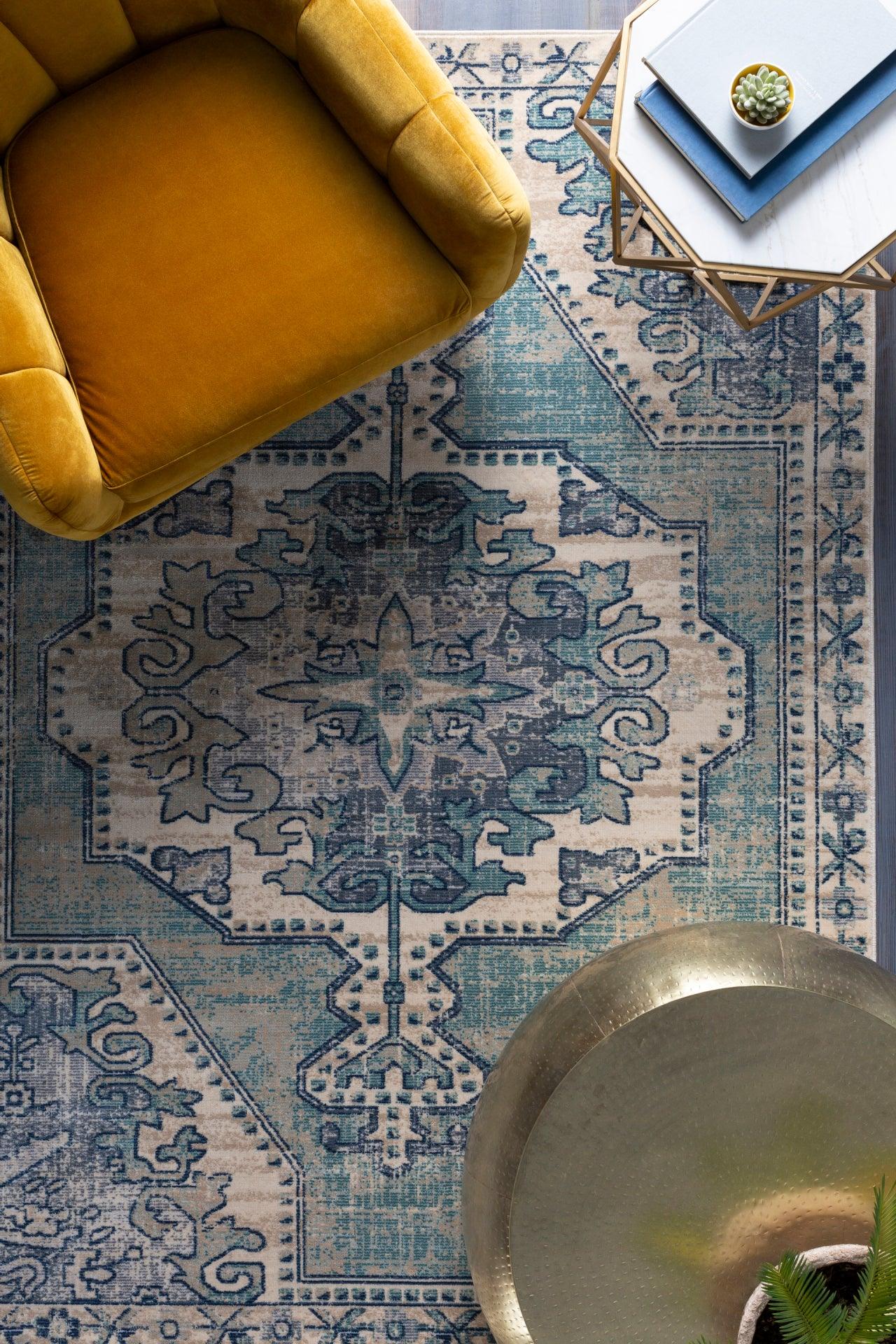Bohemian Machine Woven Rug Livabliss Bohemian
