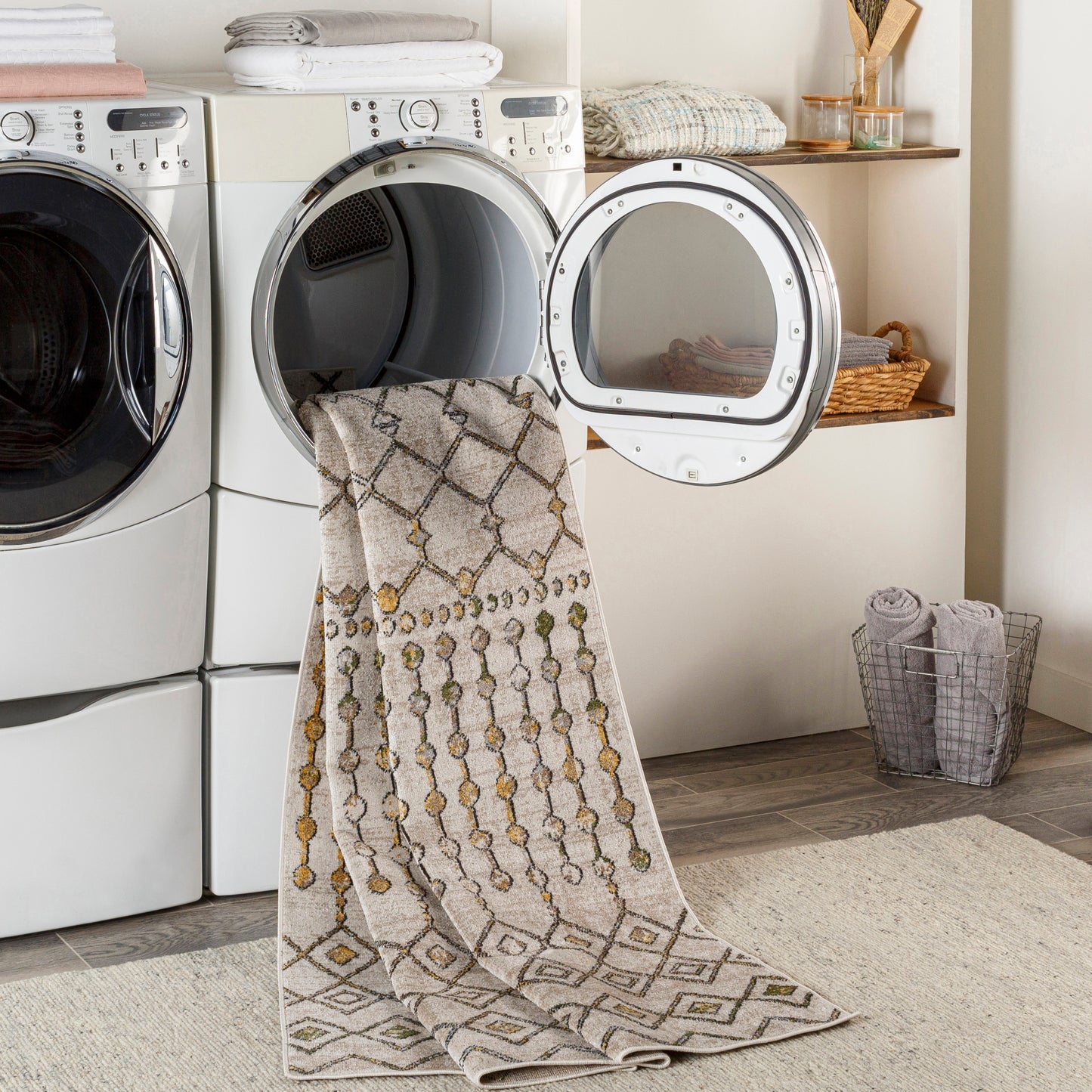 Lavadora Machine Woven Rug Livabliss Lavadora