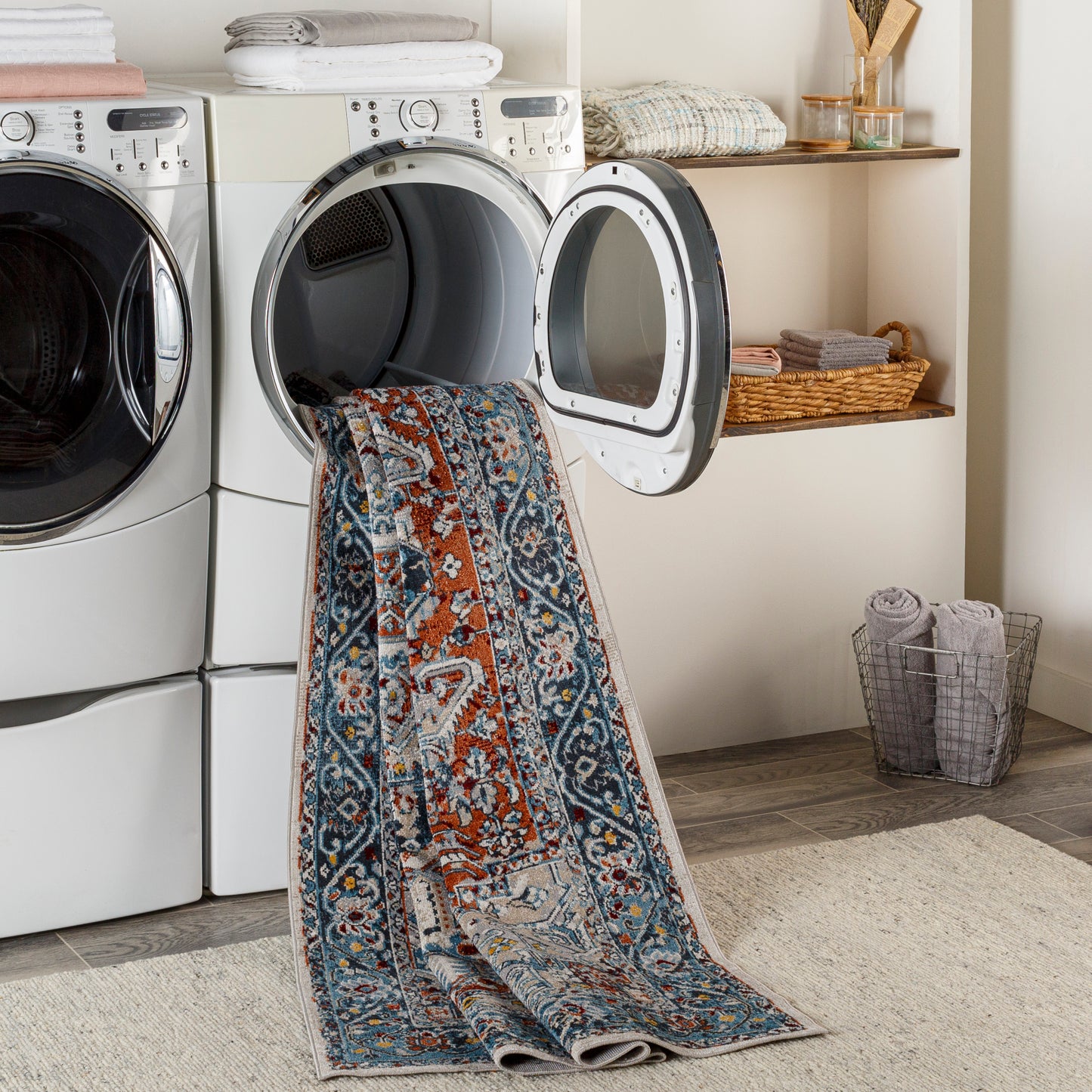 Lavadora Machine Woven Rug Livabliss Lavadora