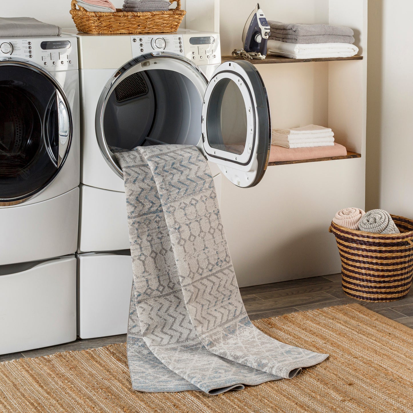 Lavadora Machine Woven Rug Livabliss Lavadora