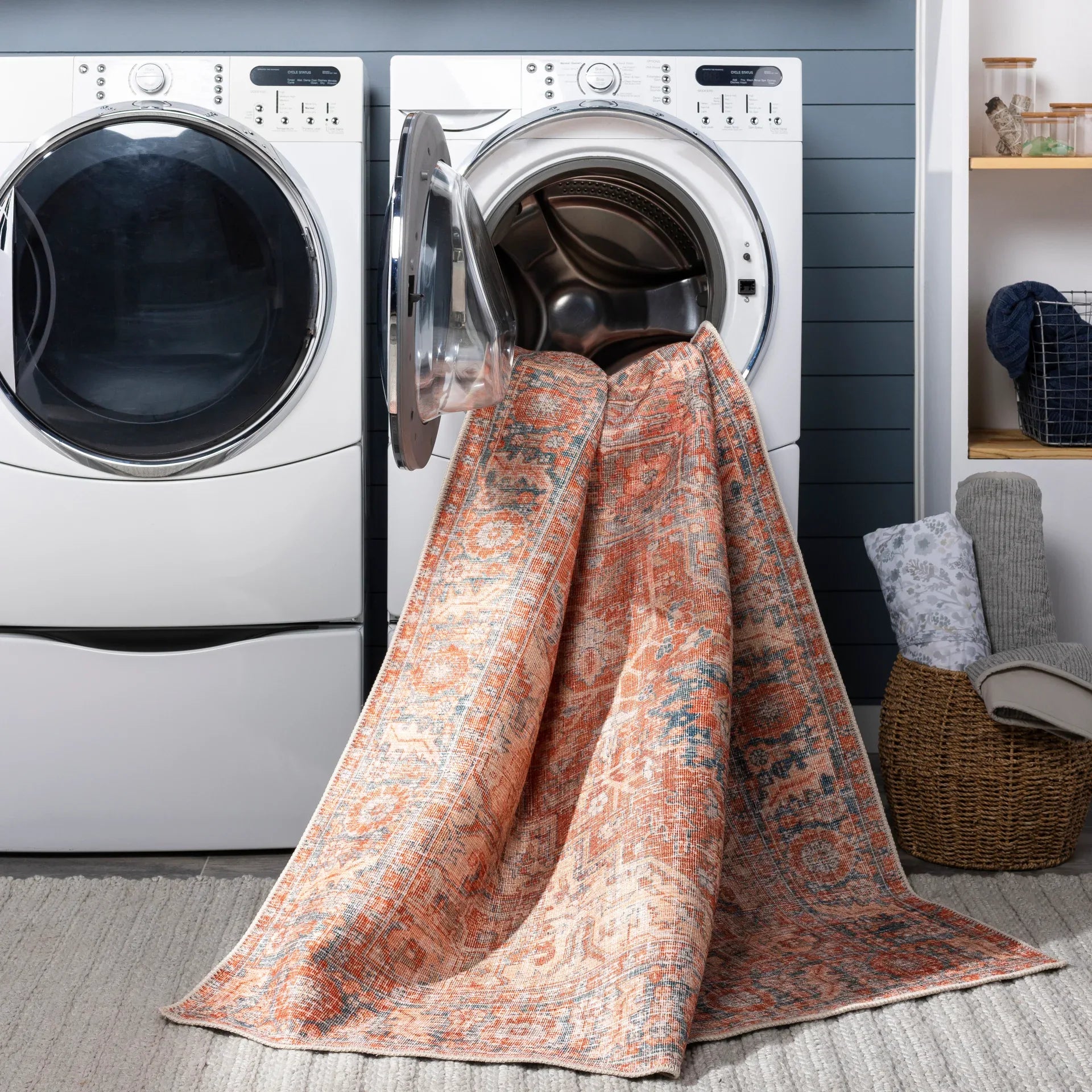 Amelie Machine Woven Rug Livabliss Amelie