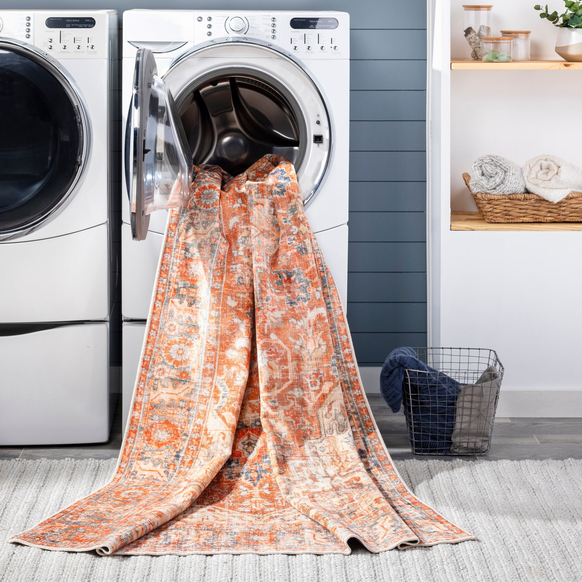 Lavable Machine Woven Rug Livabliss Lavable