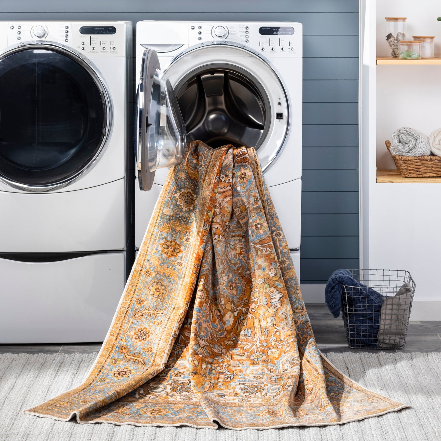 Lavable Machine Woven Rug Livabliss Lavable