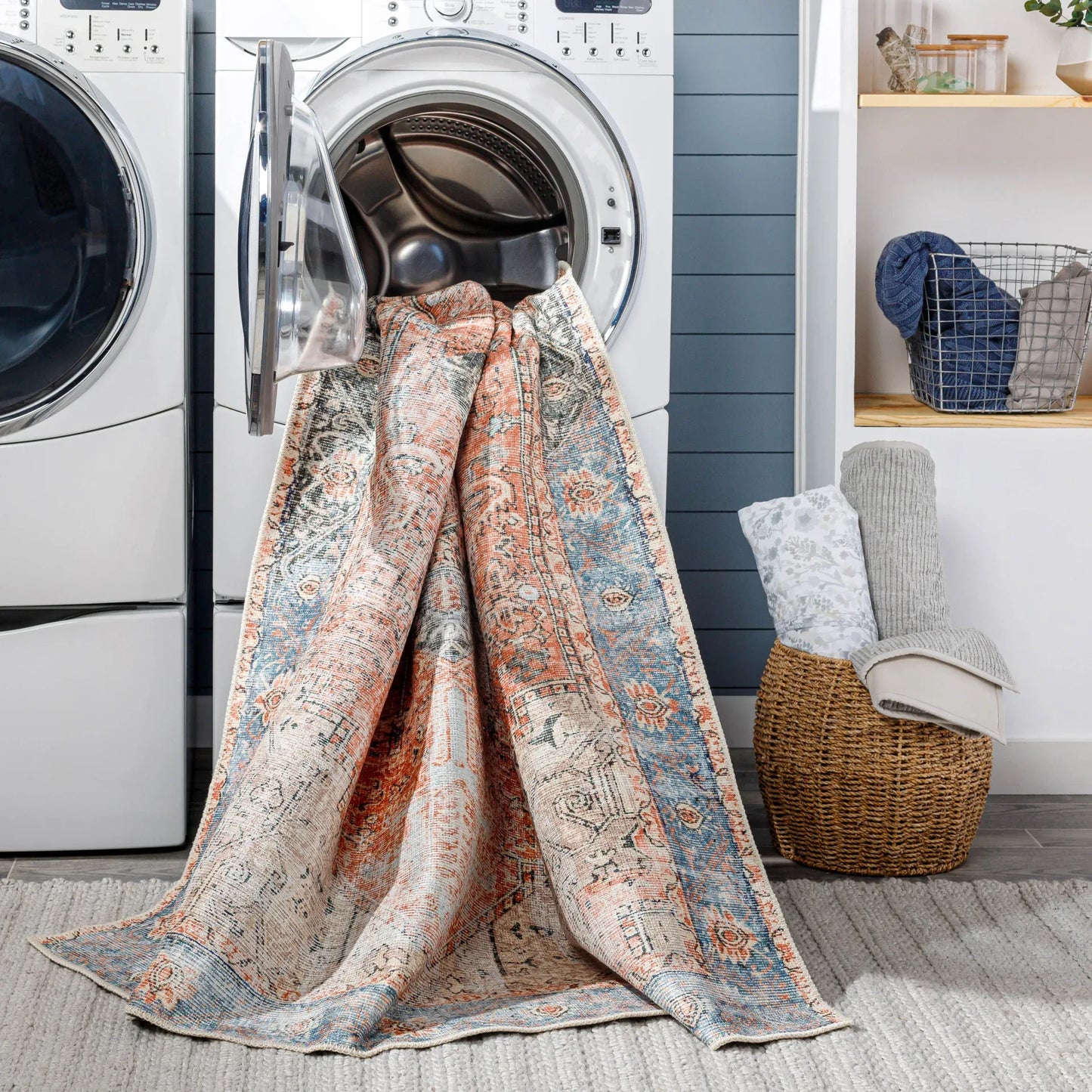 Amelie Machine Woven Rug Livabliss Amelie