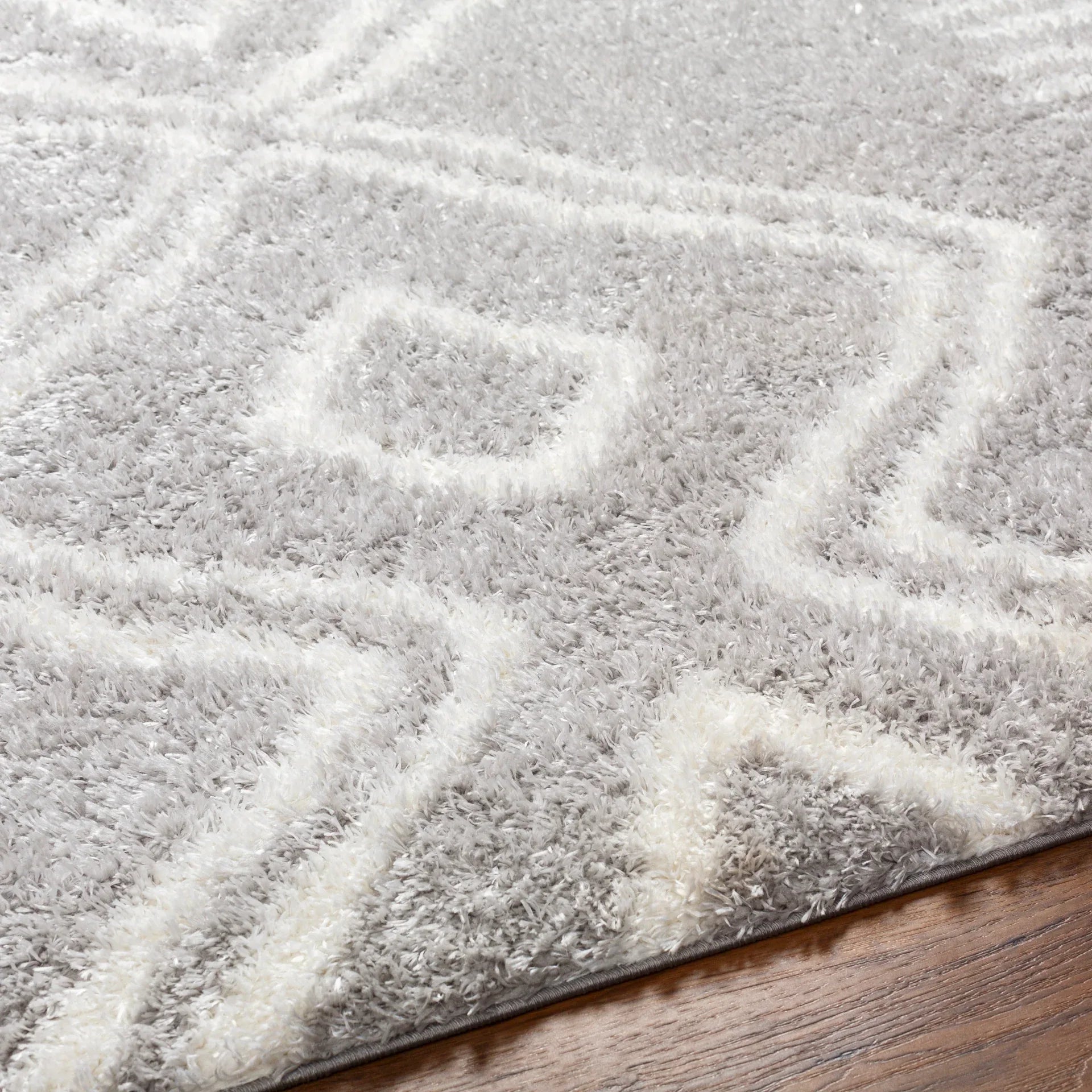 Cloudy Shag Machine Woven Rug Livabliss Cloudy Shag