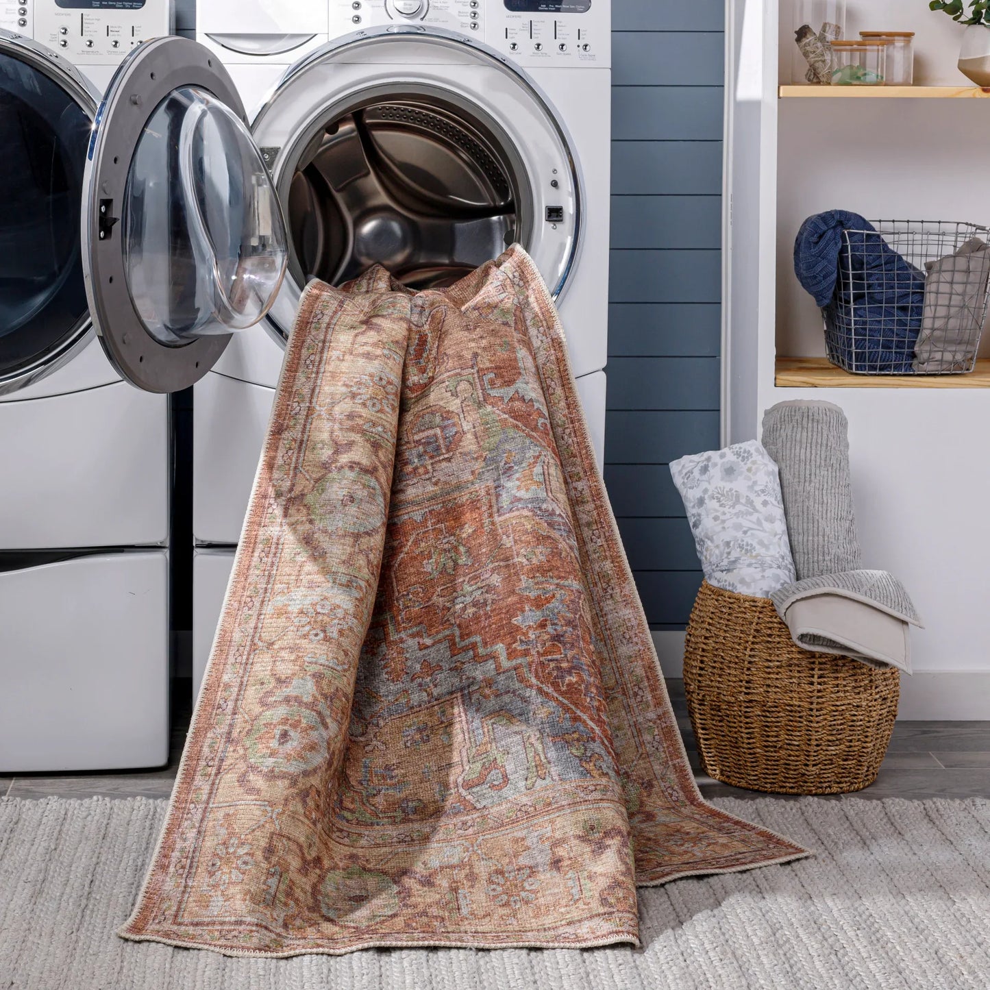 Amelie Machine Woven Rug Livabliss Amelie