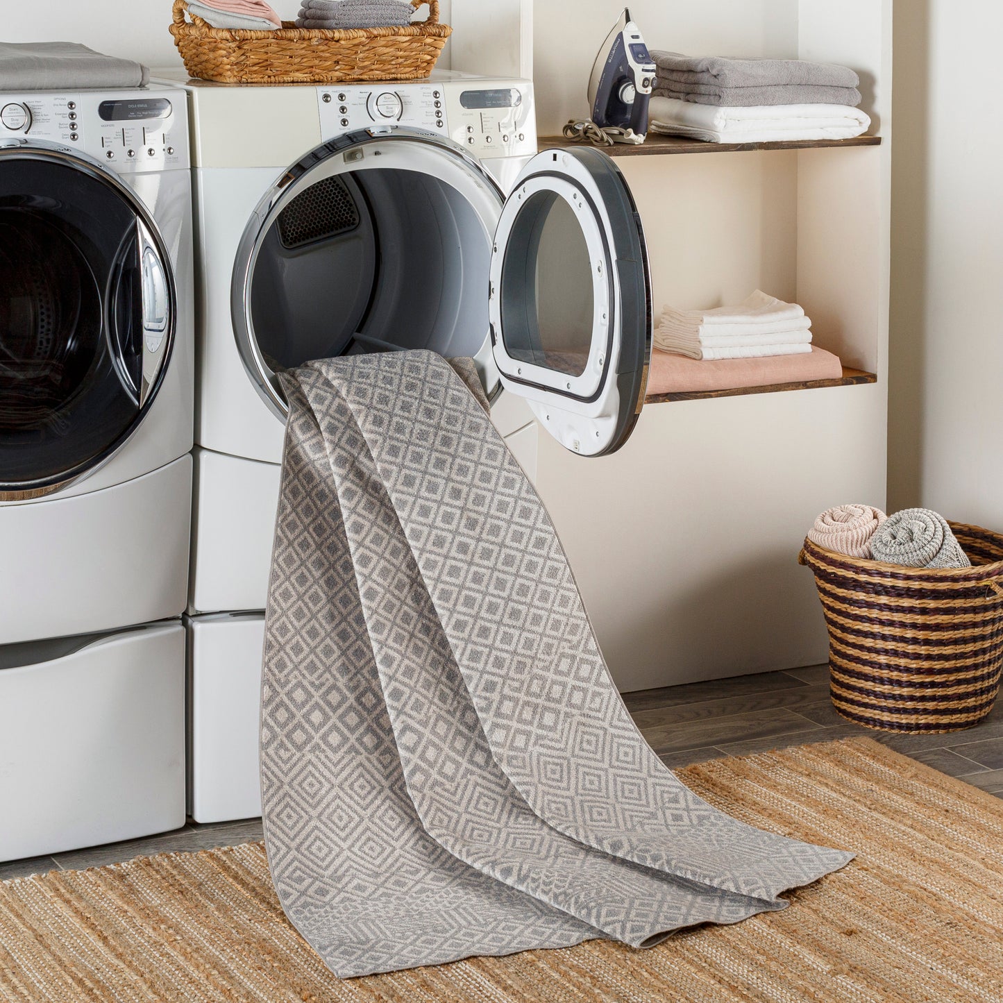 Lavadora Machine Woven Rug Livabliss Lavadora