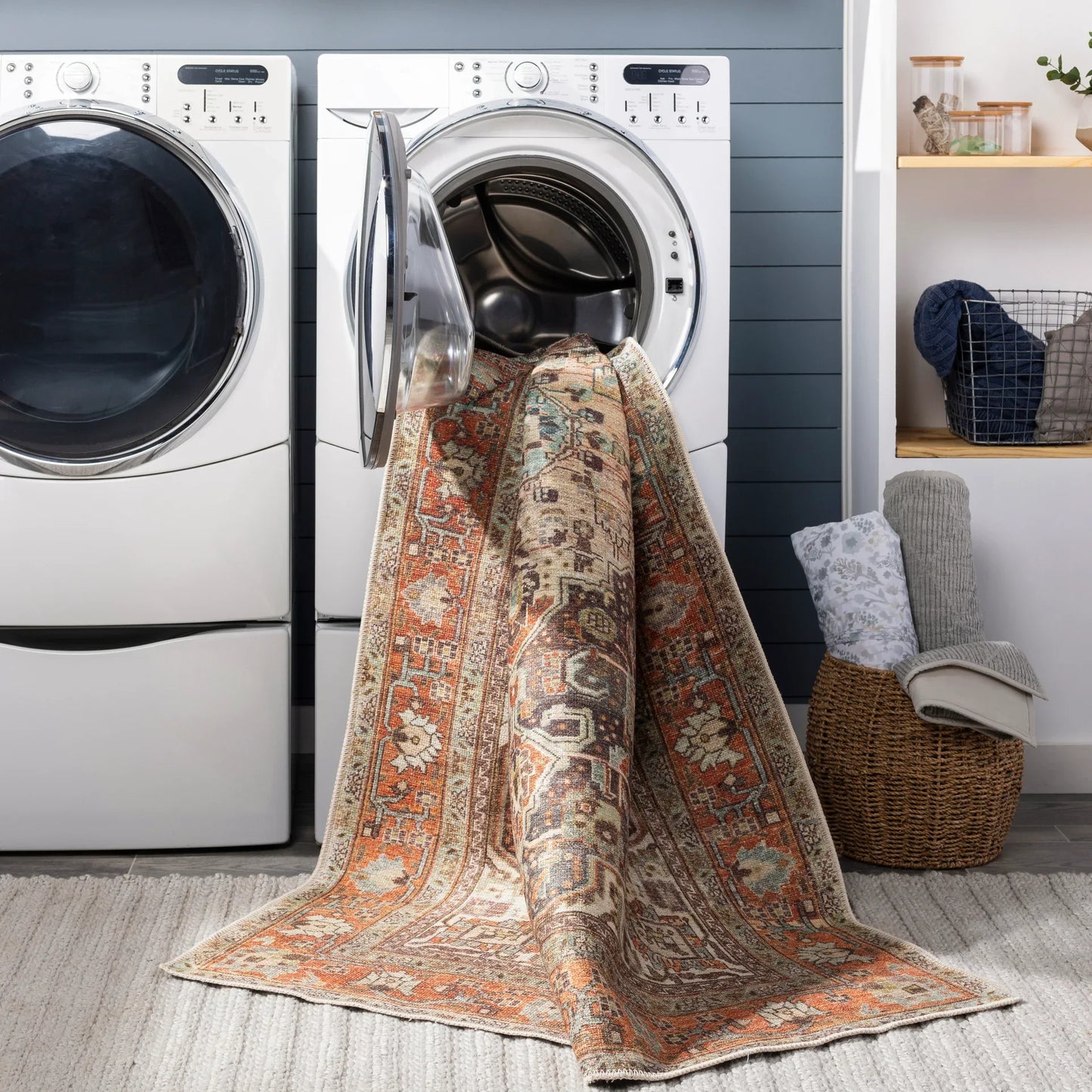 Amelie Machine Woven Rug Livabliss Amelie