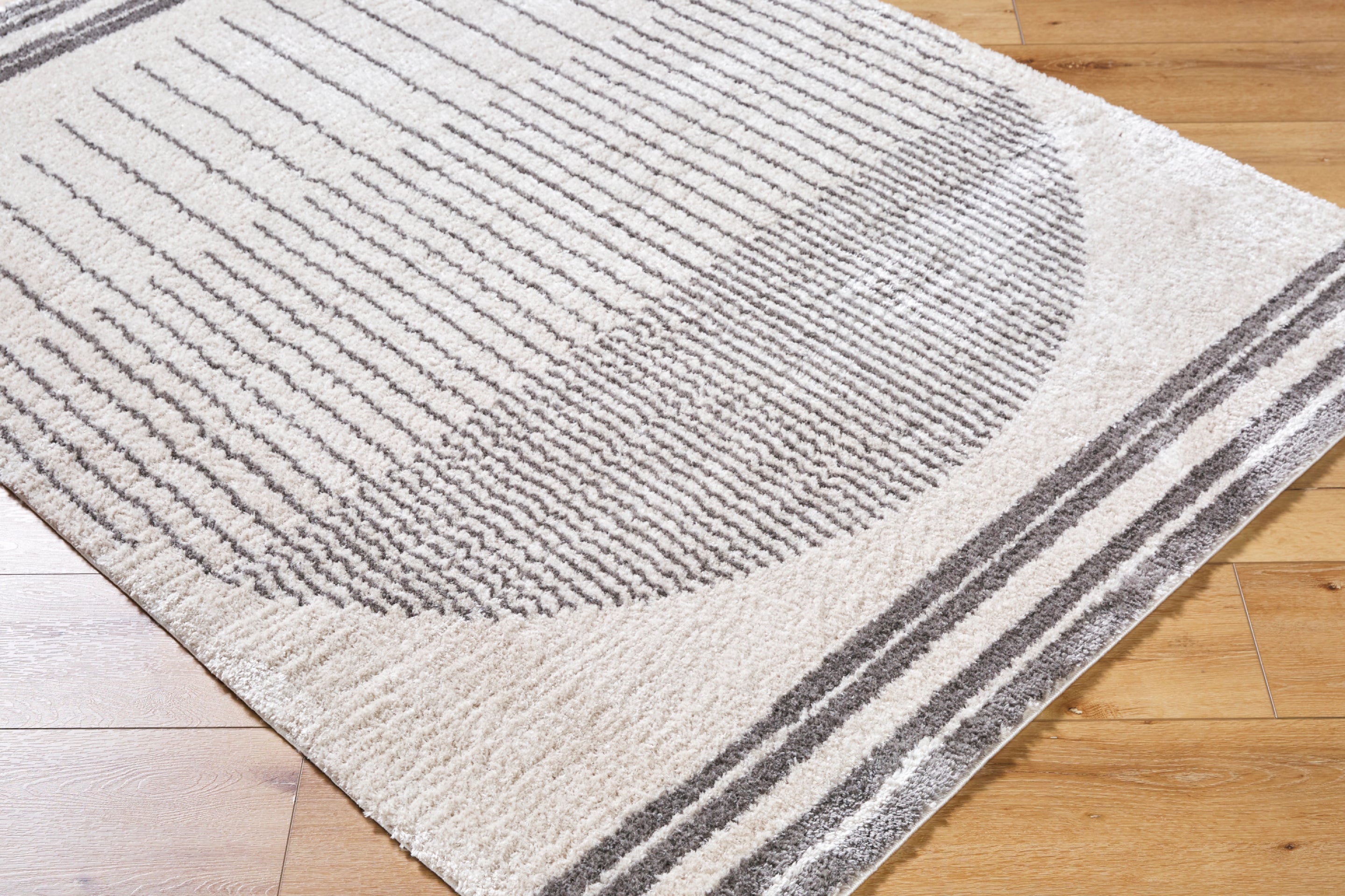 Fossay Shag Machine Woven Rug Livabliss Fossay Shag