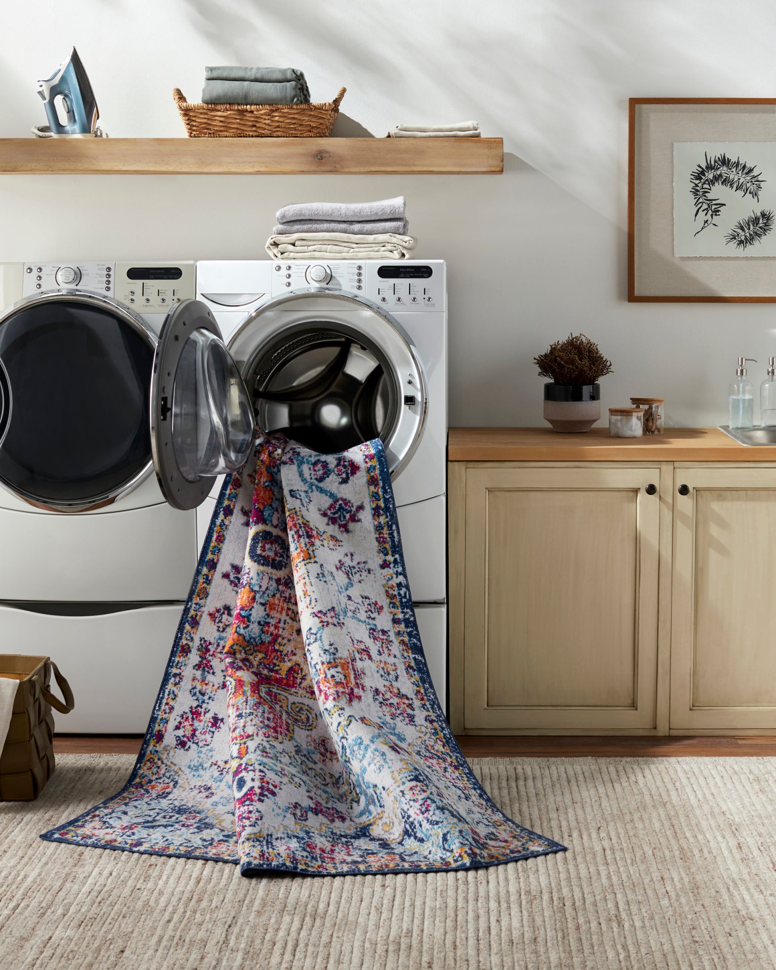 Regen Machine Woven Rug Livabliss Regen