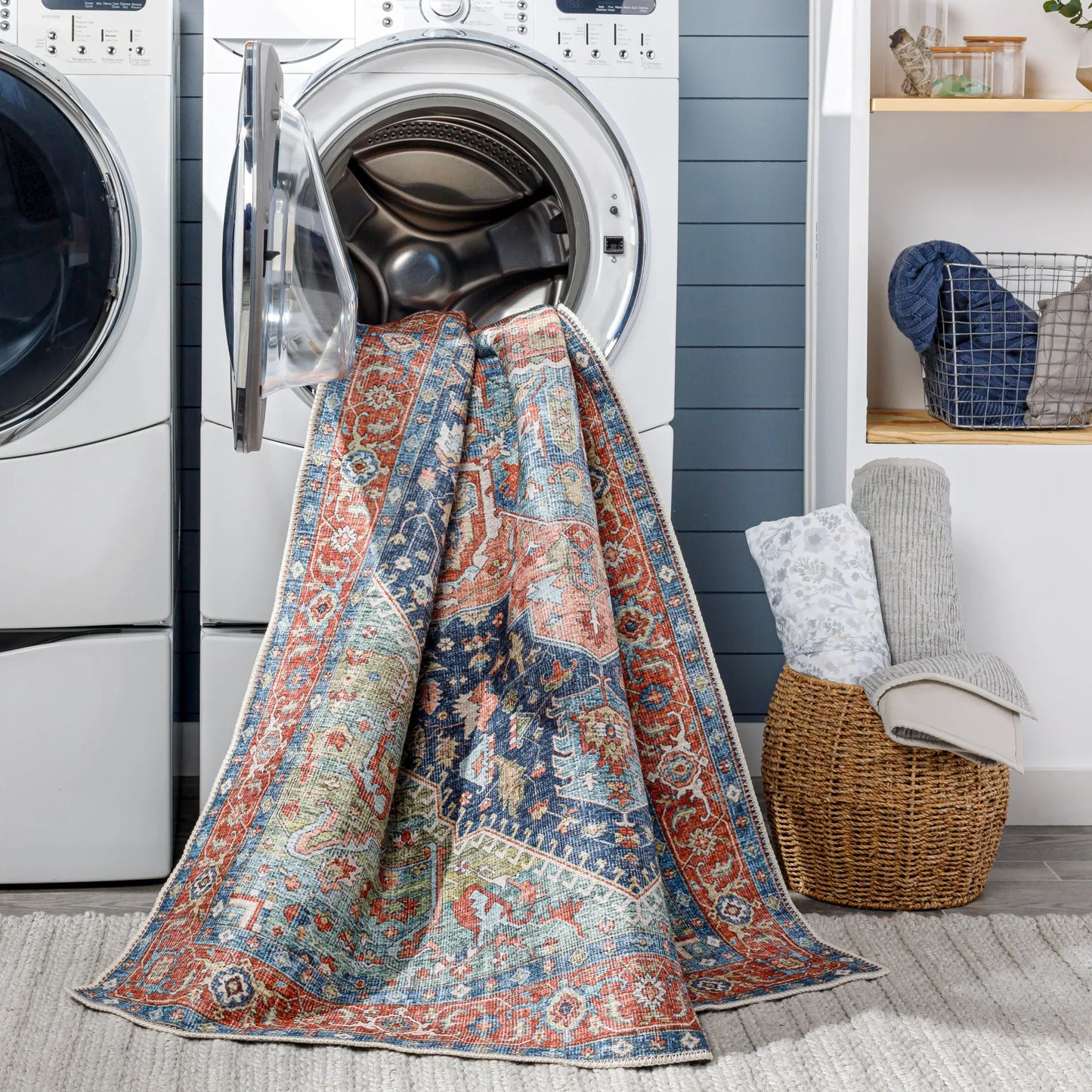 Amelie Machine Woven Rug Livabliss Amelie