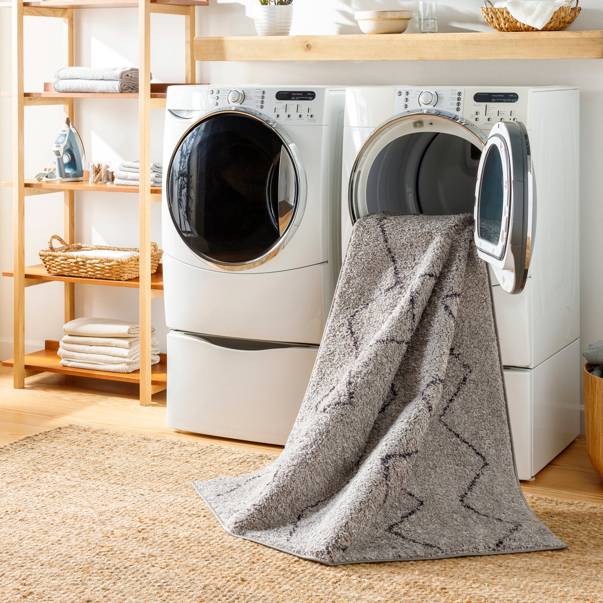 Lykke Machine Woven Rug Livabliss Lykke