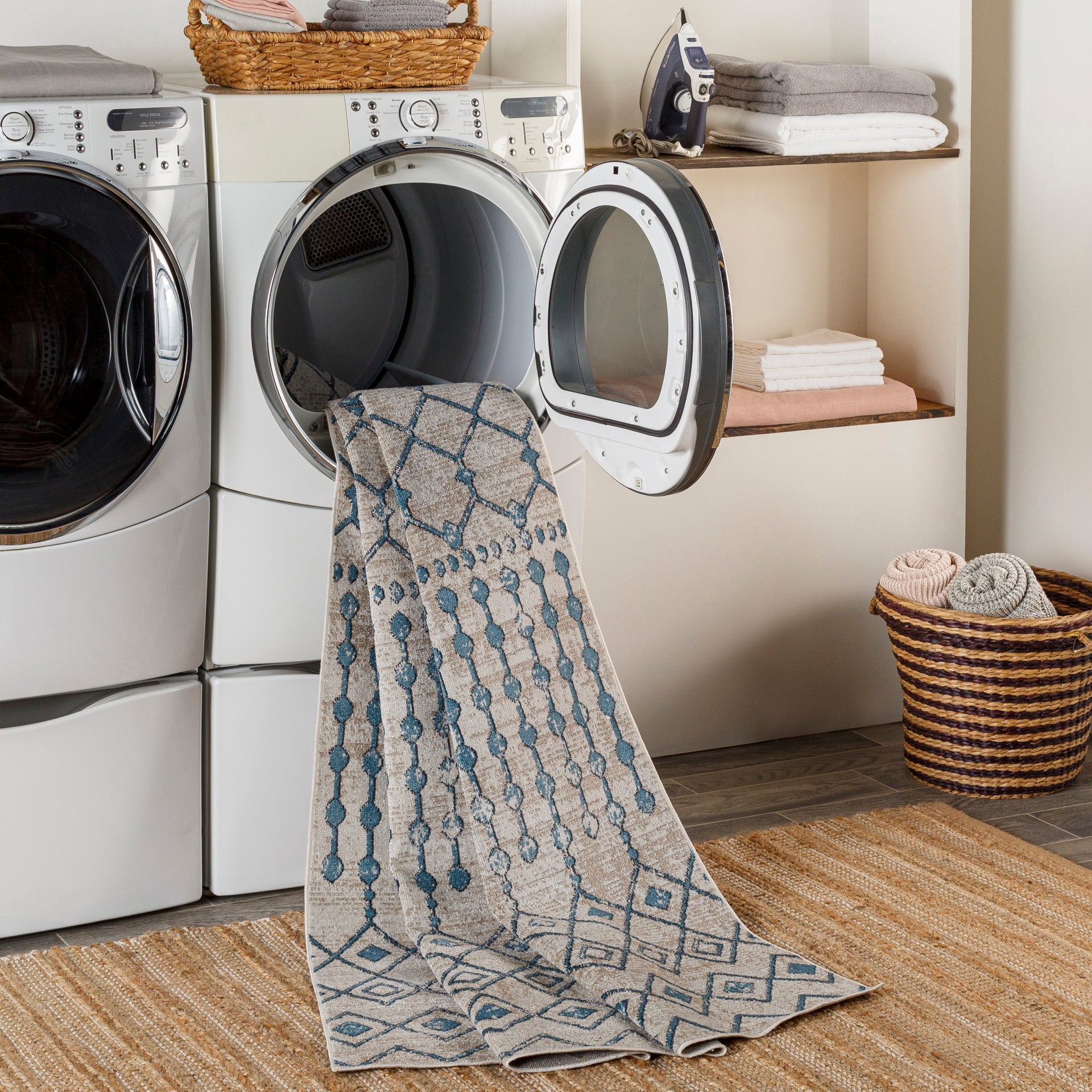 Lavadora Machine Woven Rug Livabliss Lavadora
