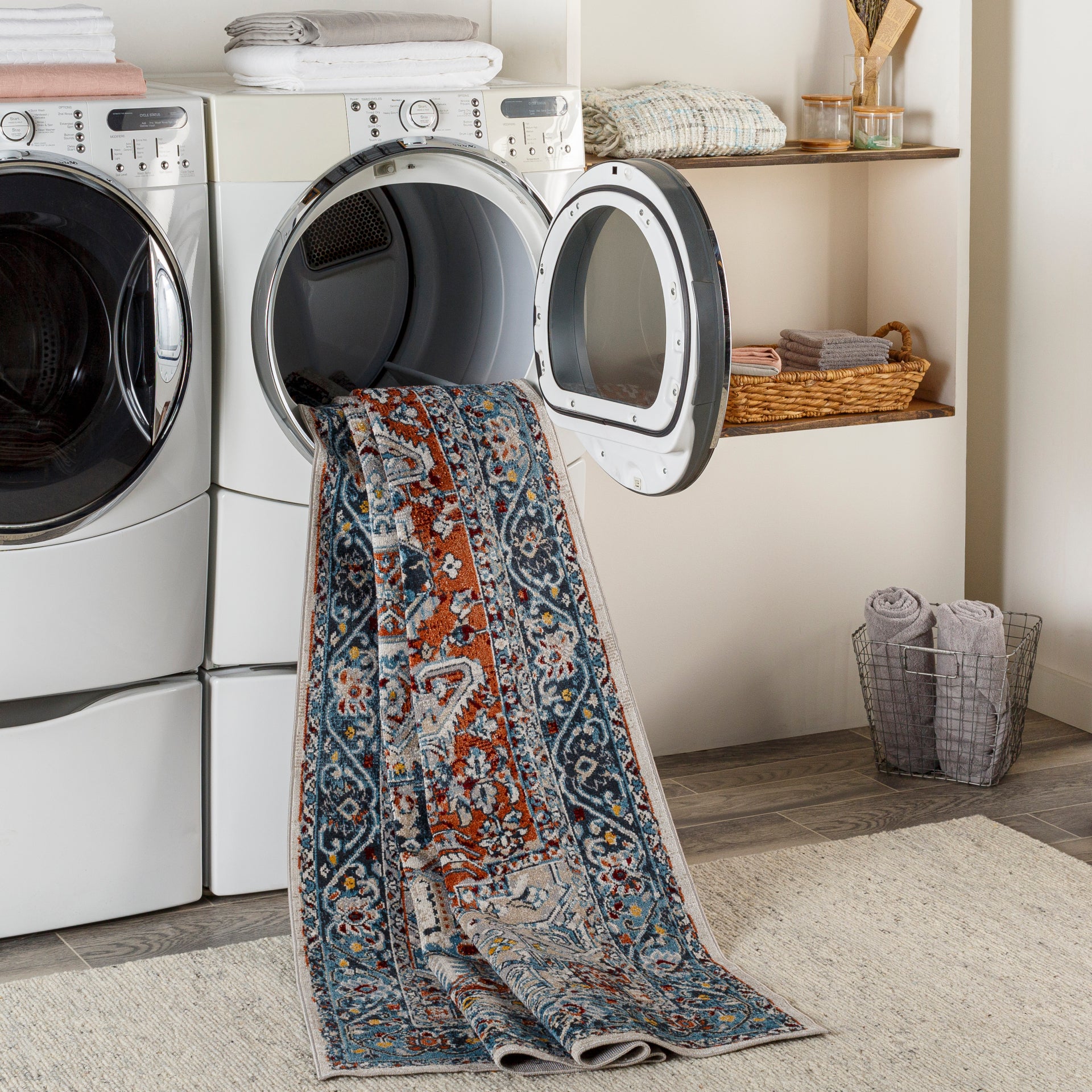 Lavadora Machine Woven Rug Livabliss Lavadora