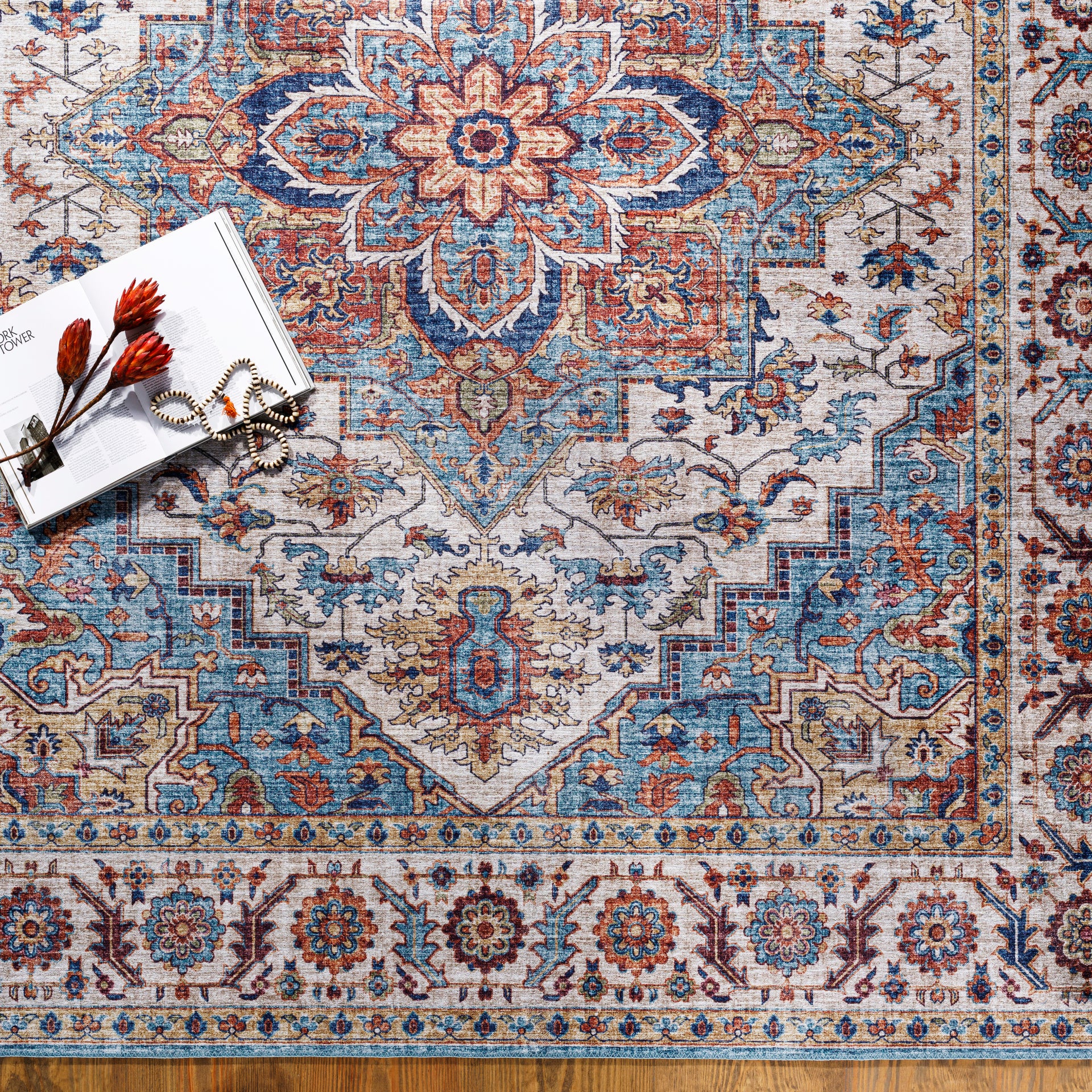 Iris Machine Woven Rug Livabliss Iris