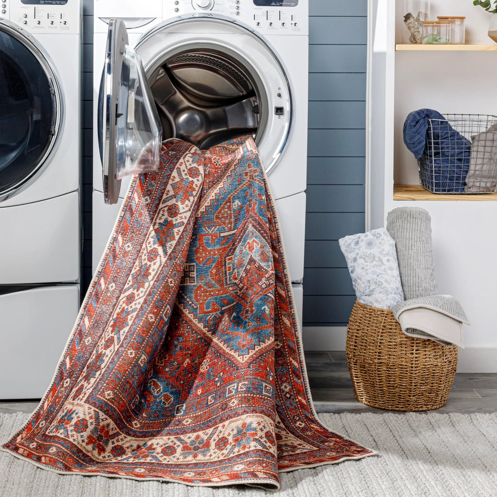 Amelie Machine Woven Rug Livabliss Amelie