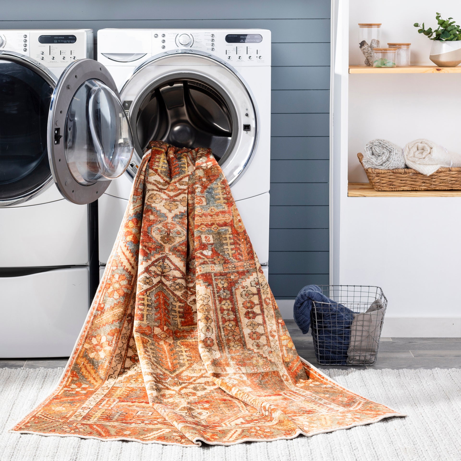 Lavable Machine Woven Rug Livabliss Lavable