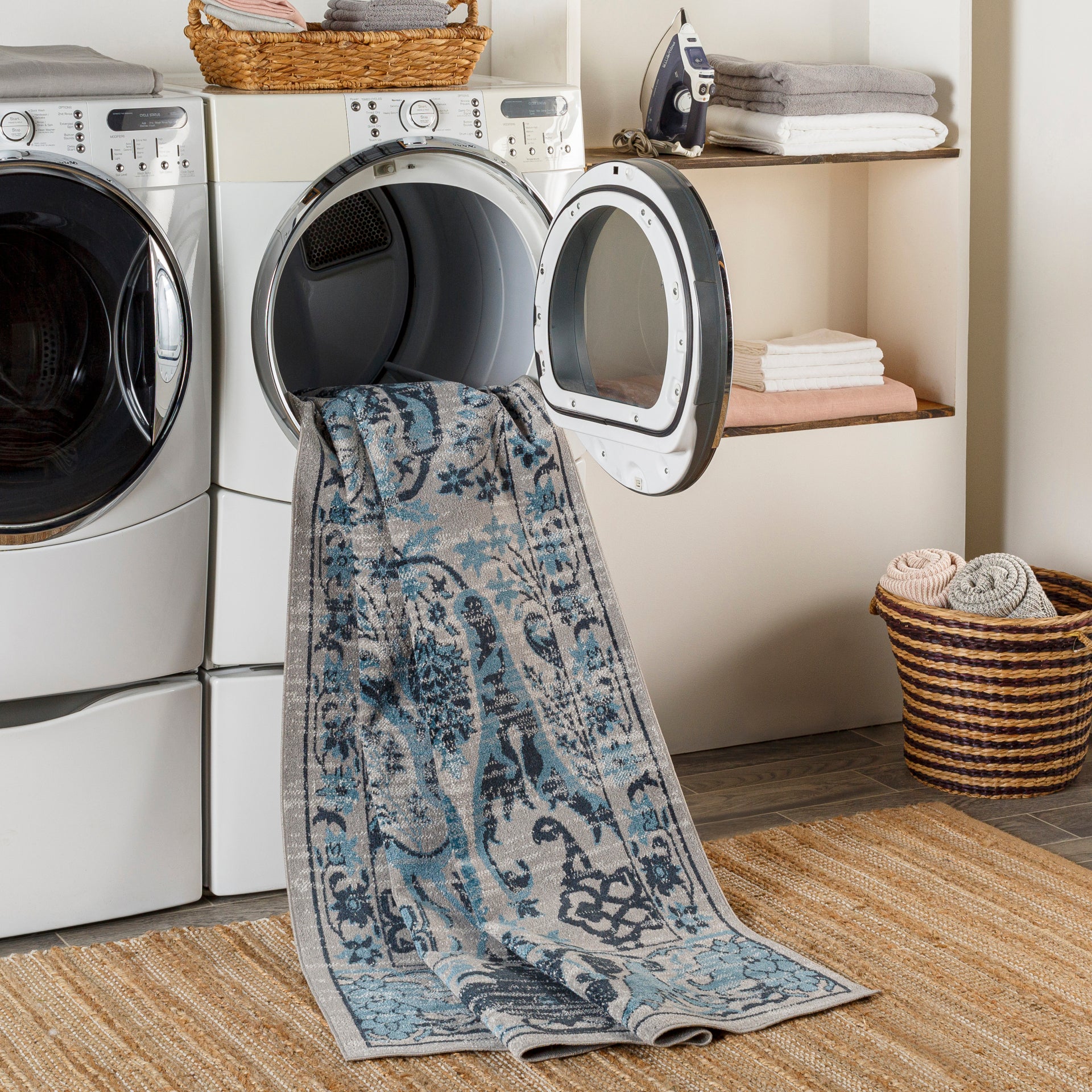 Lavadora Machine Woven Rug Livabliss Lavadora
