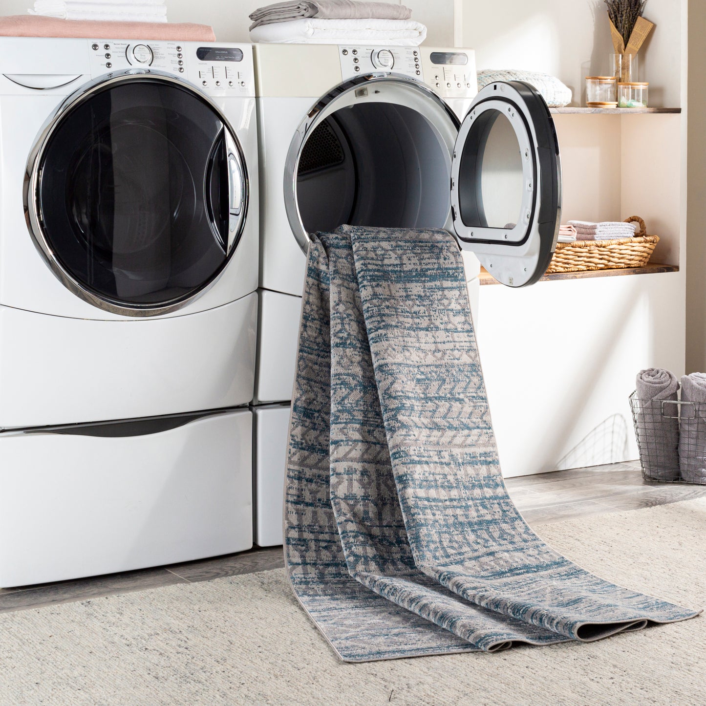 Lavadora Machine Woven Rug Livabliss Lavadora