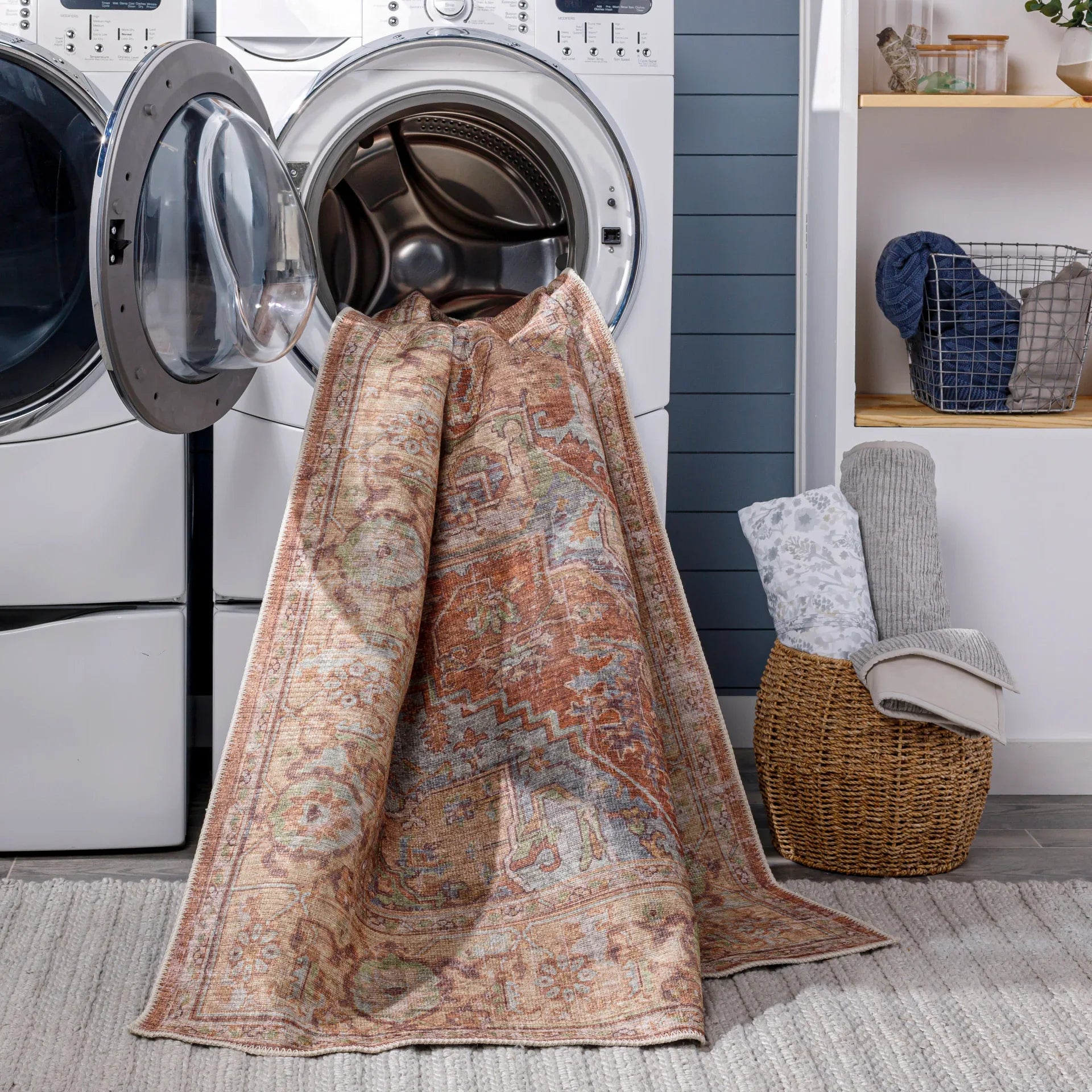 Amelie Machine Woven Rug Livabliss Amelie