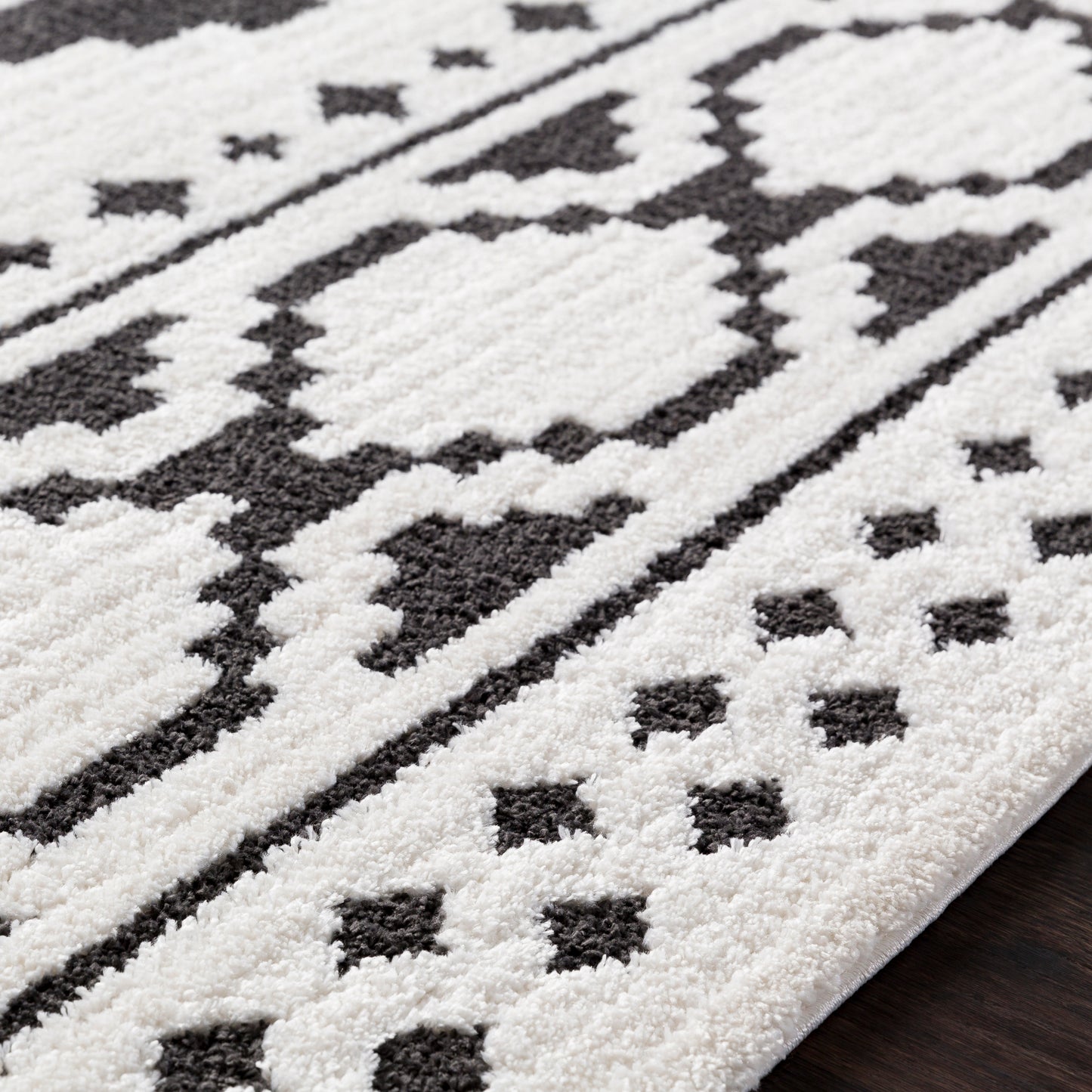 Moroccan Shag Machine Woven Rug Livabliss Moroccan Shag