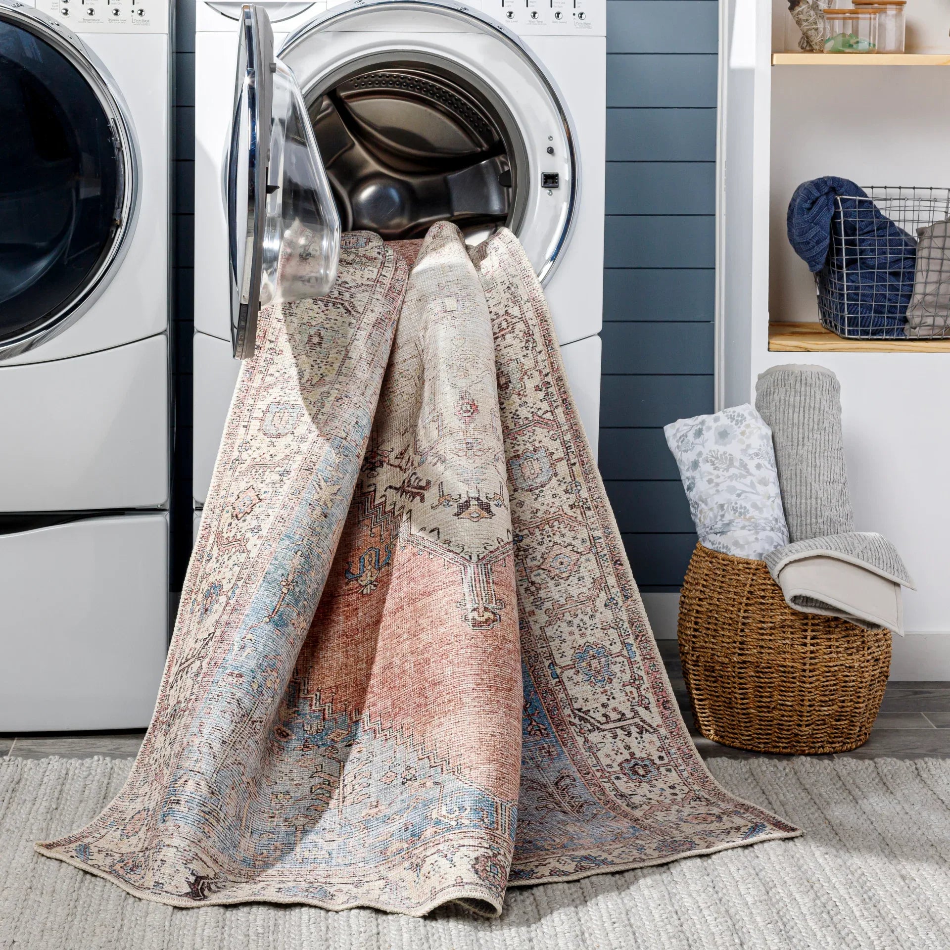 Amelie Machine Woven Rug Livabliss Amelie