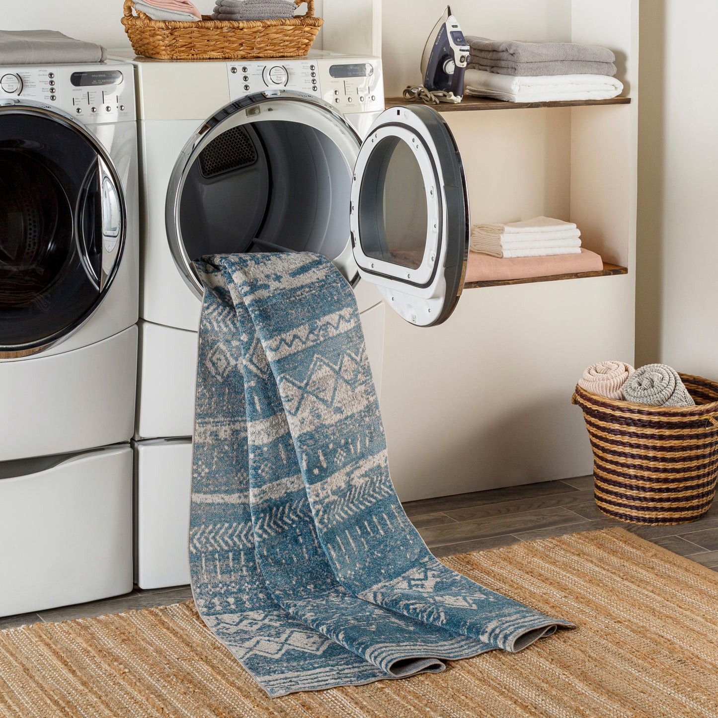 Lavadora Machine Woven Rug Livabliss Lavadora