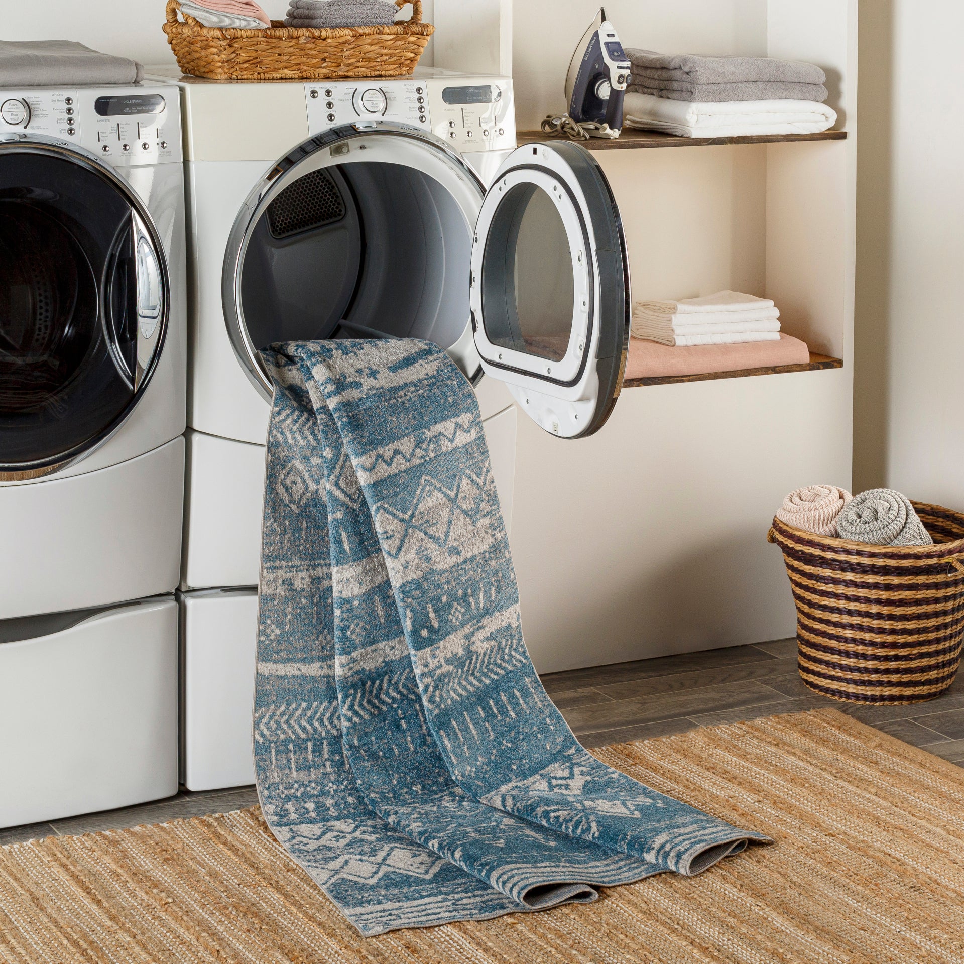 Lavadora Machine Woven Rug Livabliss Lavadora