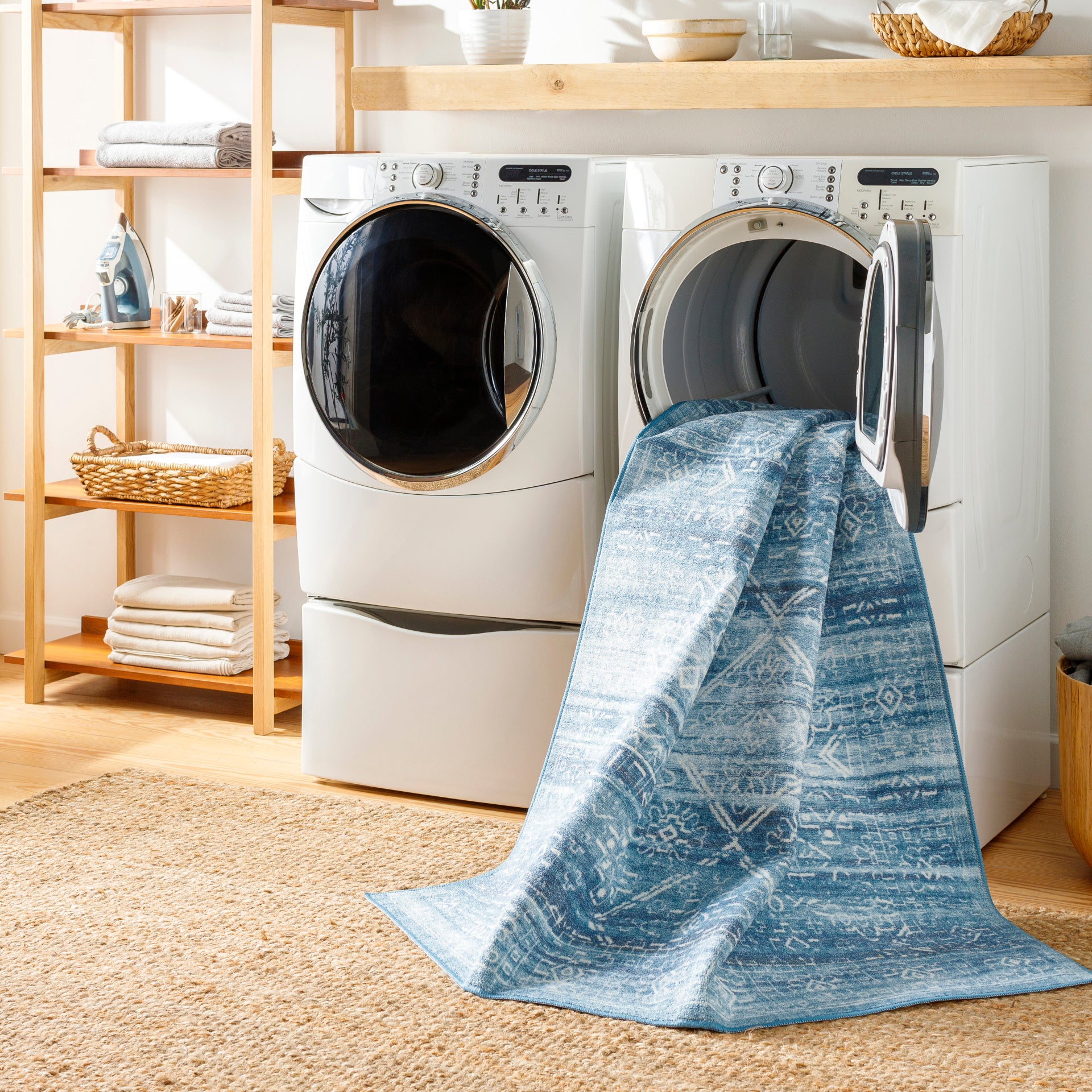 Hera Machine Woven Rug Livabliss Hera