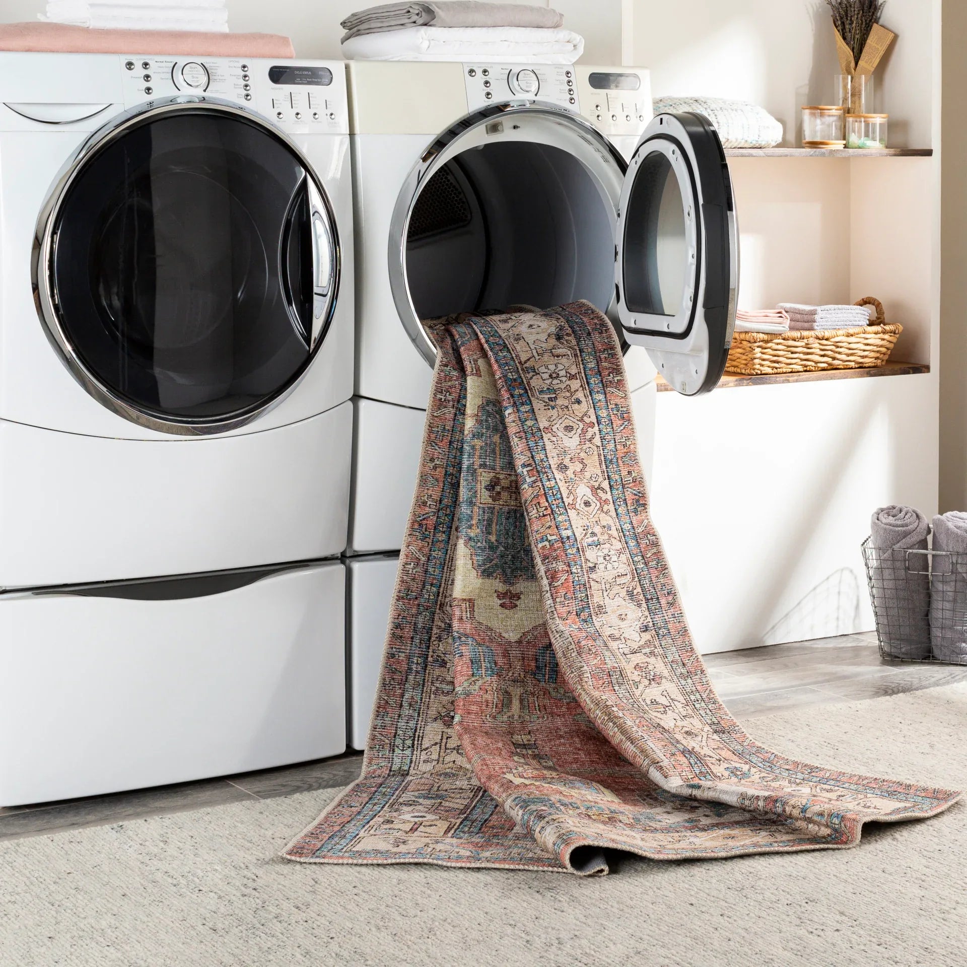 Amelie Machine Woven Rug Livabliss Amelie