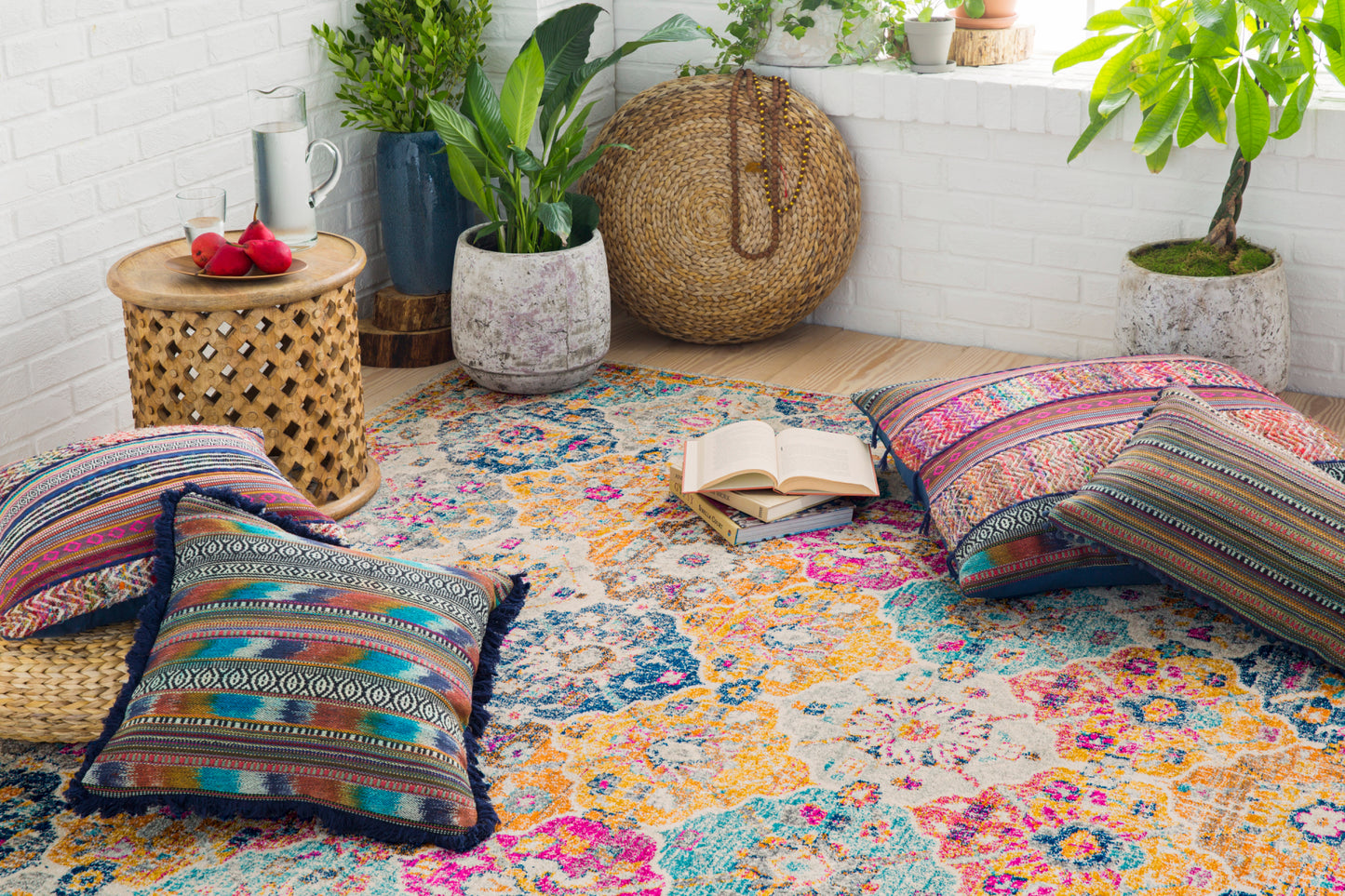 Harput Machine Woven Rug Livabliss Harput