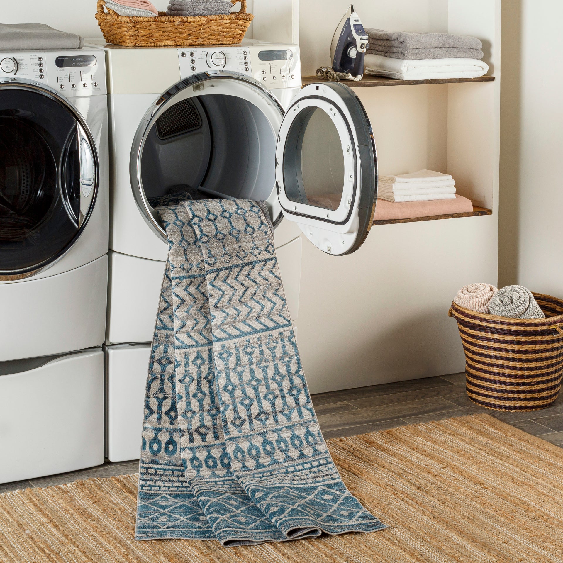 Lavadora Machine Woven Rug Livabliss Lavadora