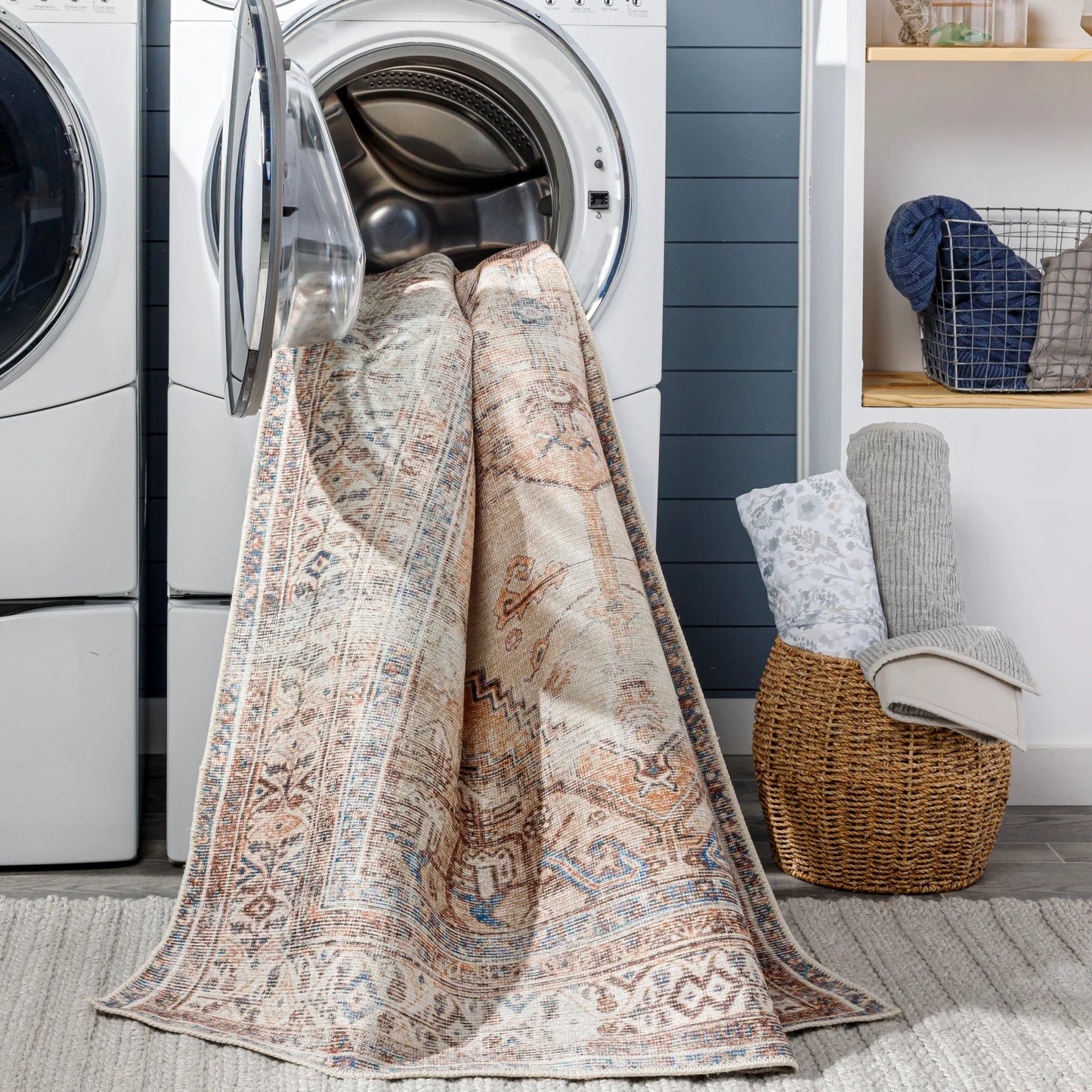 Amelie Machine Woven Rug Livabliss Amelie