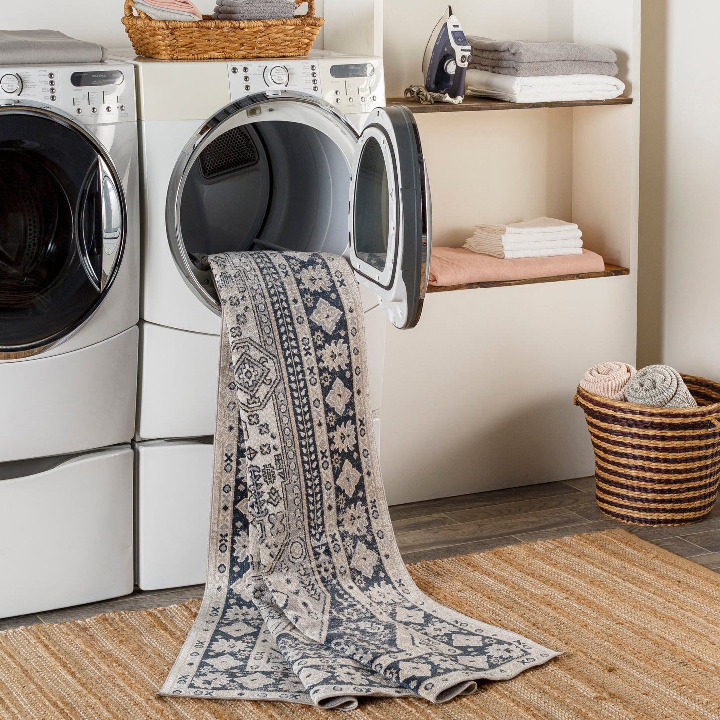 Lavadora Machine Woven Rug Livabliss Lavadora