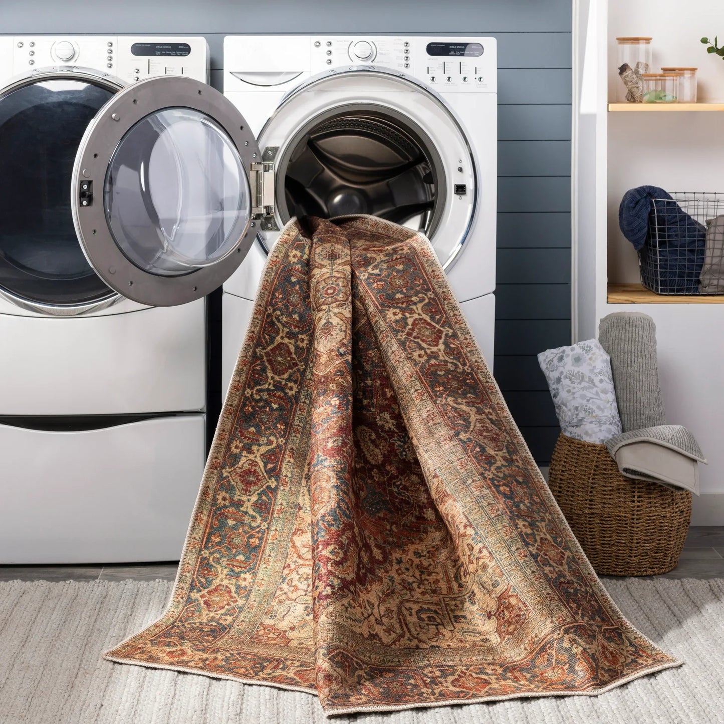 Amelie Machine Woven Rug Livabliss Amelie