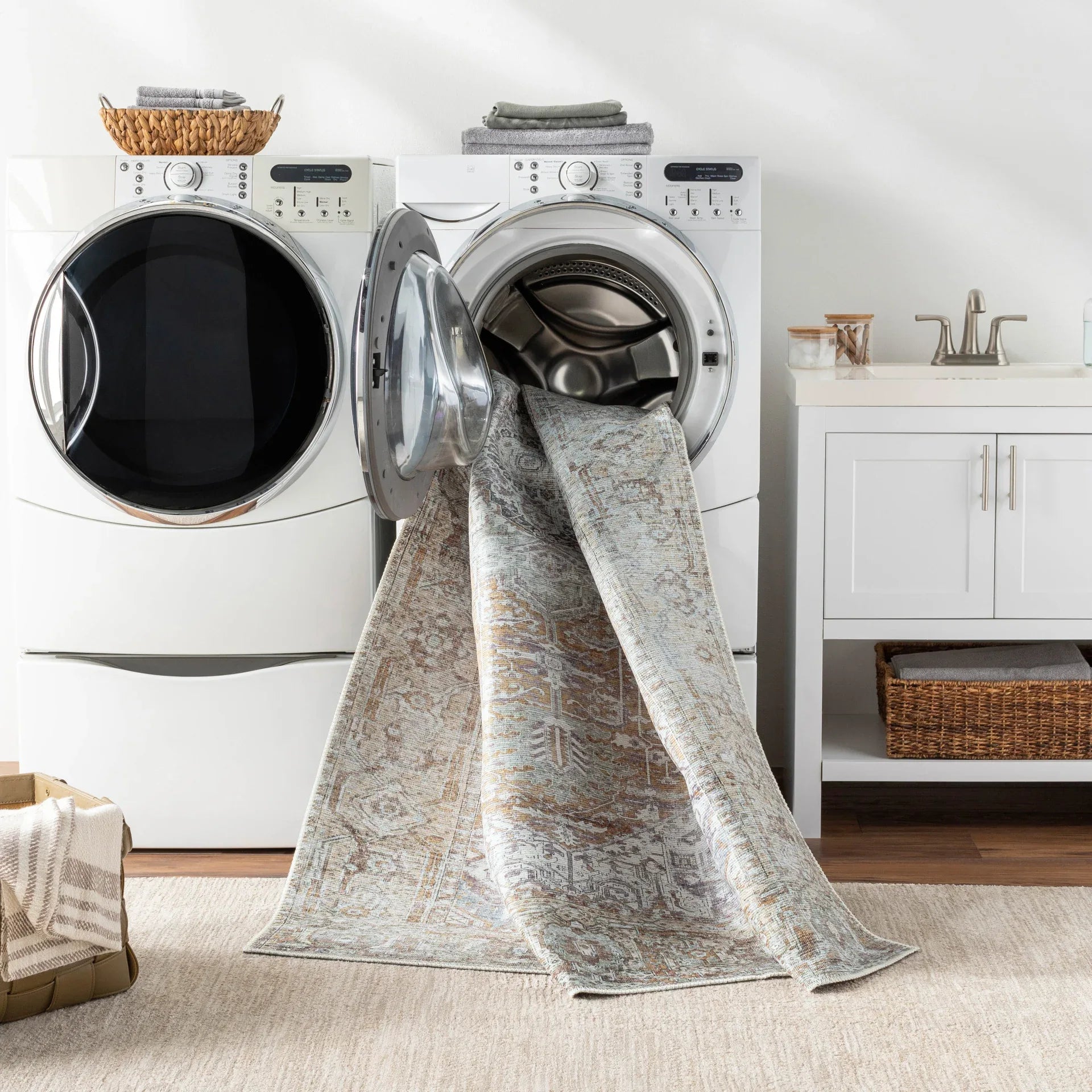 Amelie Machine Woven Rug Livabliss Amelie