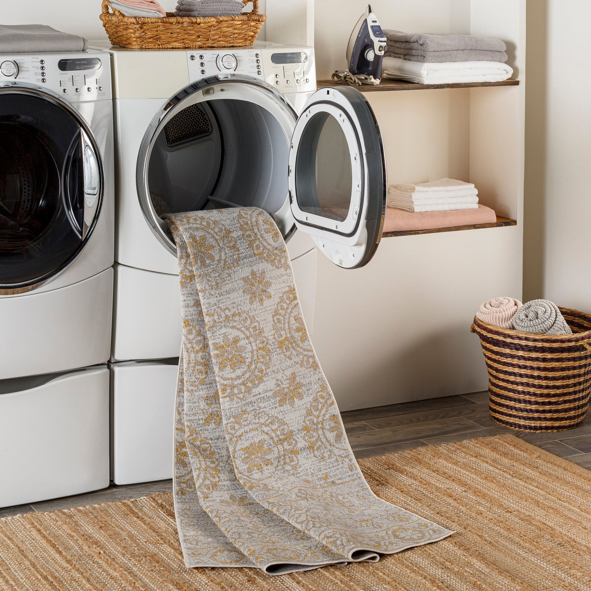 Lavadora Machine Woven Rug Livabliss Lavadora