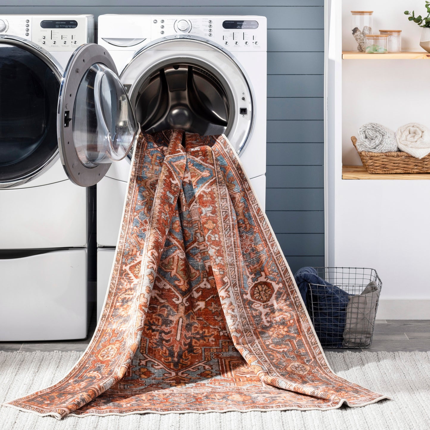 Lavable Machine Woven Rug Livabliss Lavable