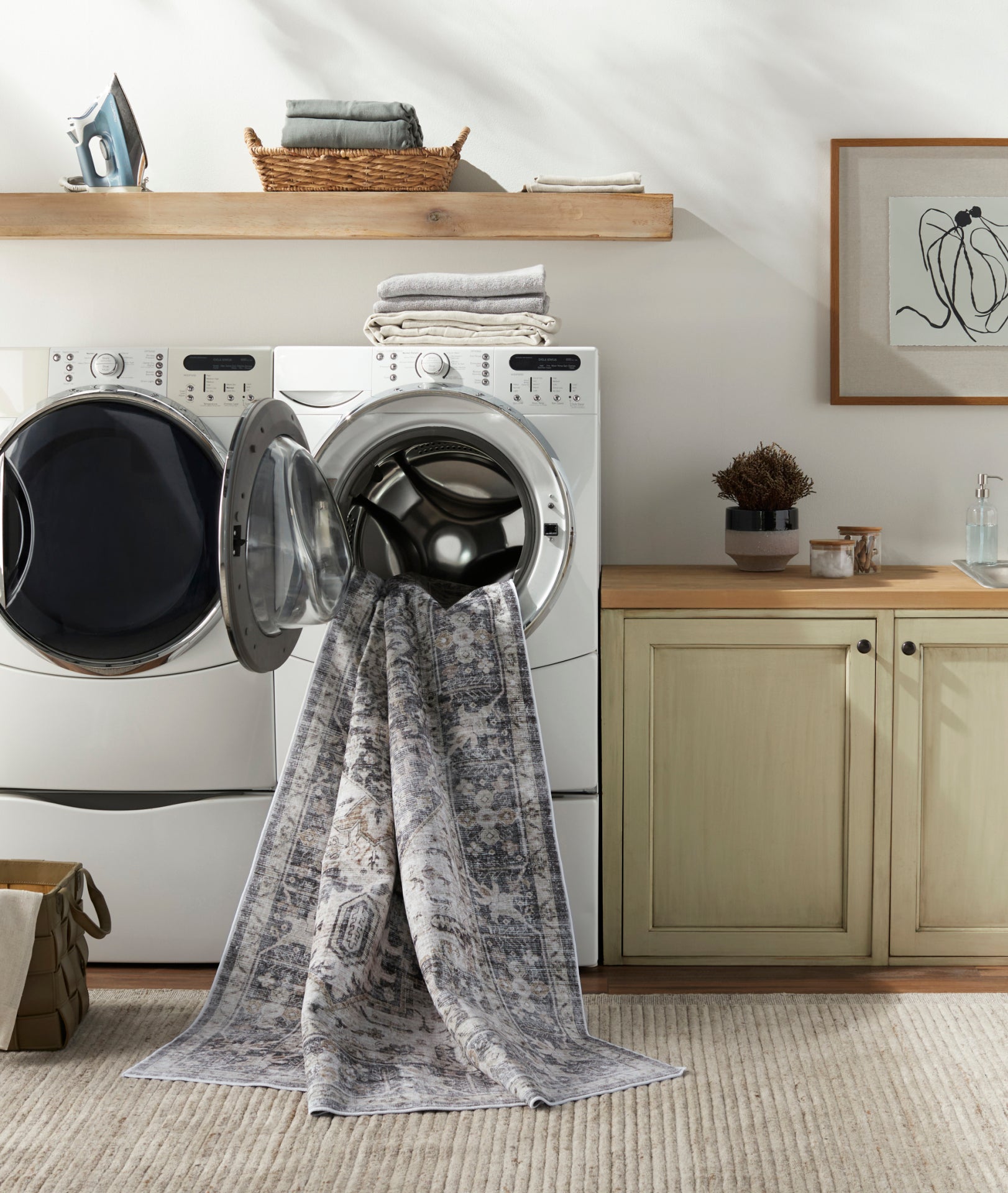 Lavable Machine Woven Rug Livabliss Lavable