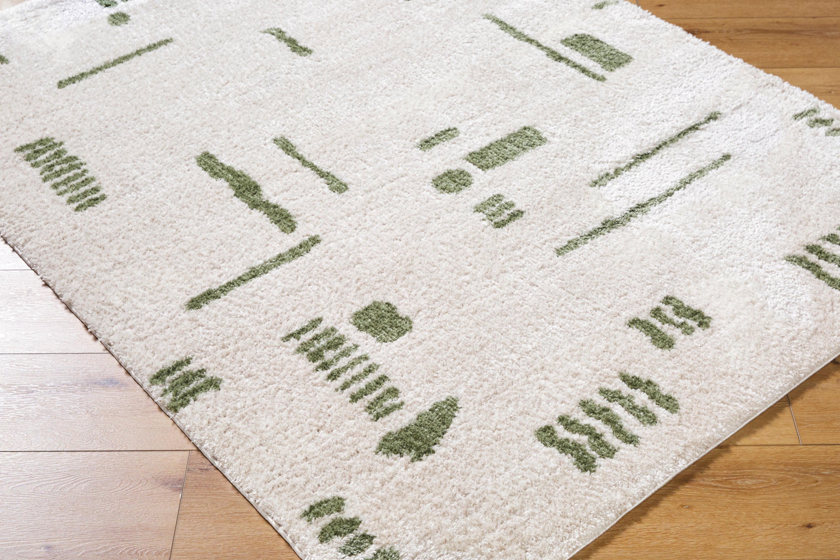 Fossay Shag Machine Woven Rug Livabliss Fossay Shag