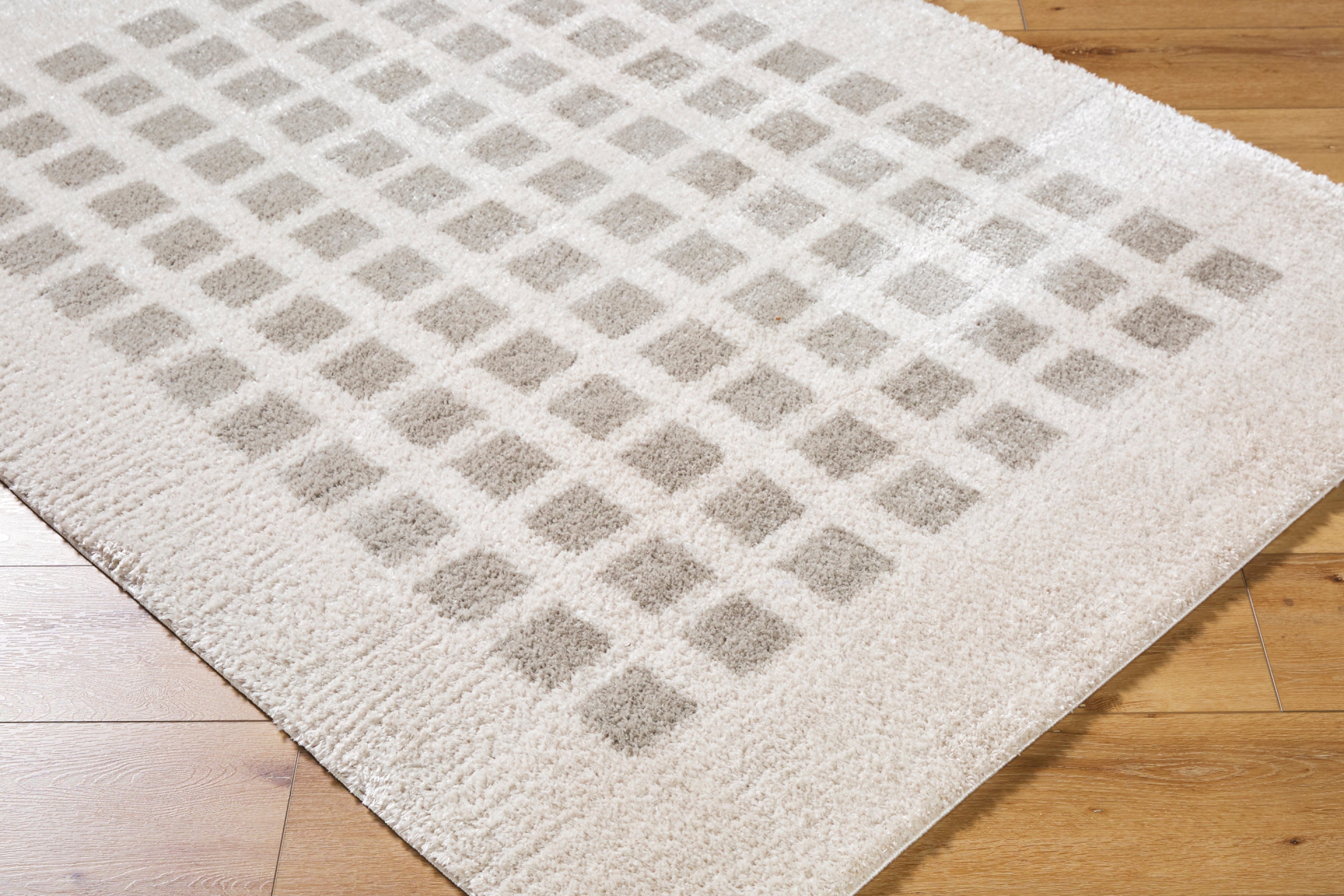 Fossay Shag Machine Woven Rug Livabliss Fossay Shag