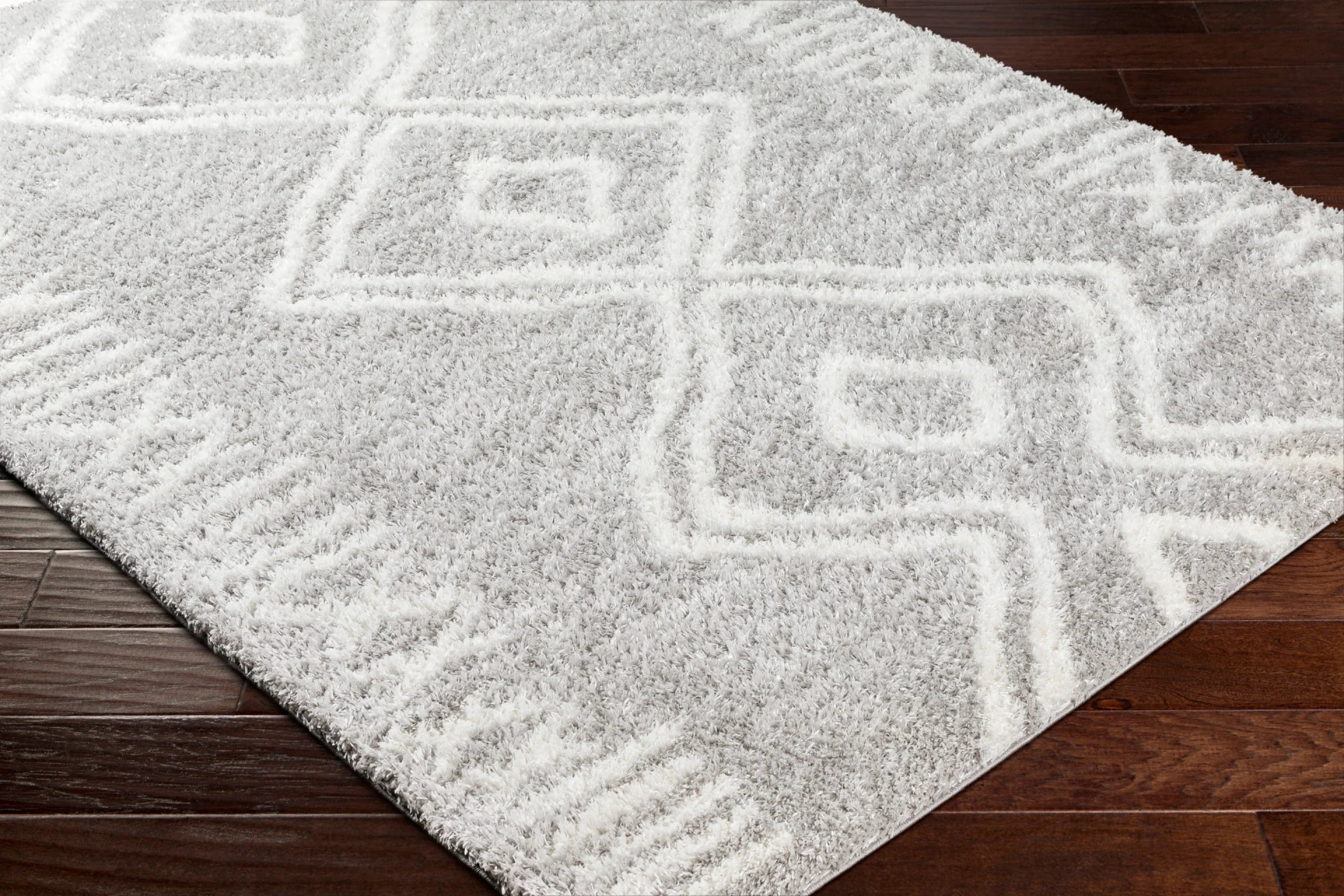 Cloudy Shag Machine Woven Rug Livabliss Cloudy Shag