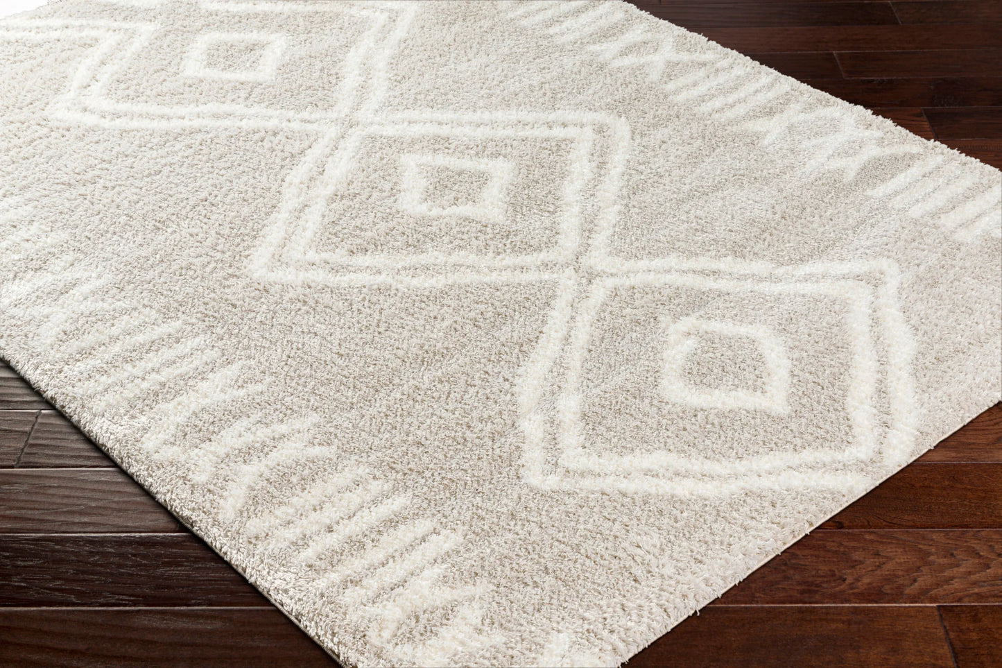 Cloudy Shag Machine Woven Rug Livabliss Cloudy Shag