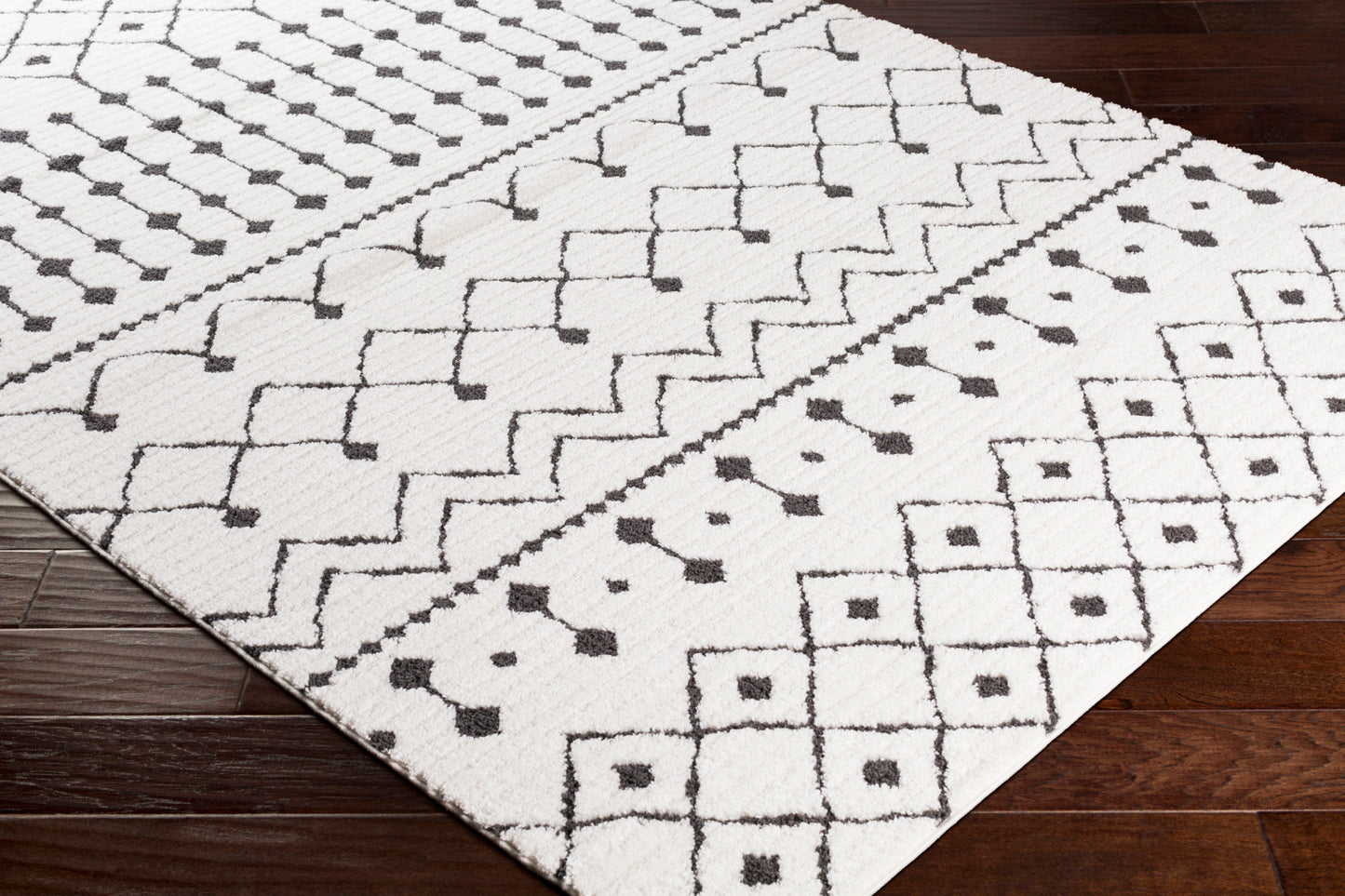 Moroccan Shag Machine Woven Rug Livabliss Moroccan Shag
