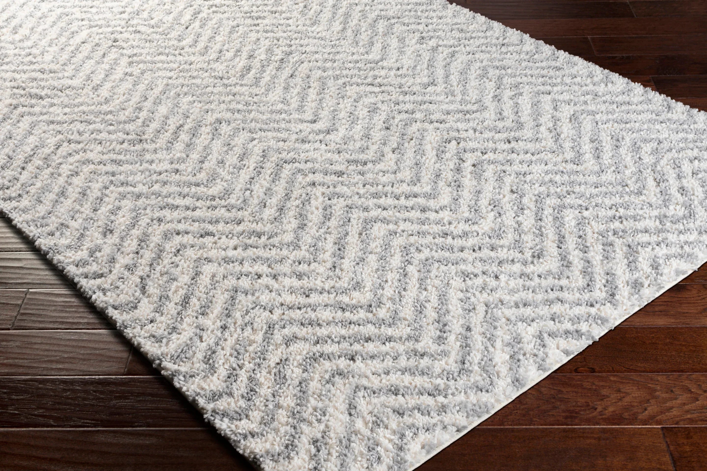 Deluxe Shag Machine Woven Rug Livabliss Deluxe Shag