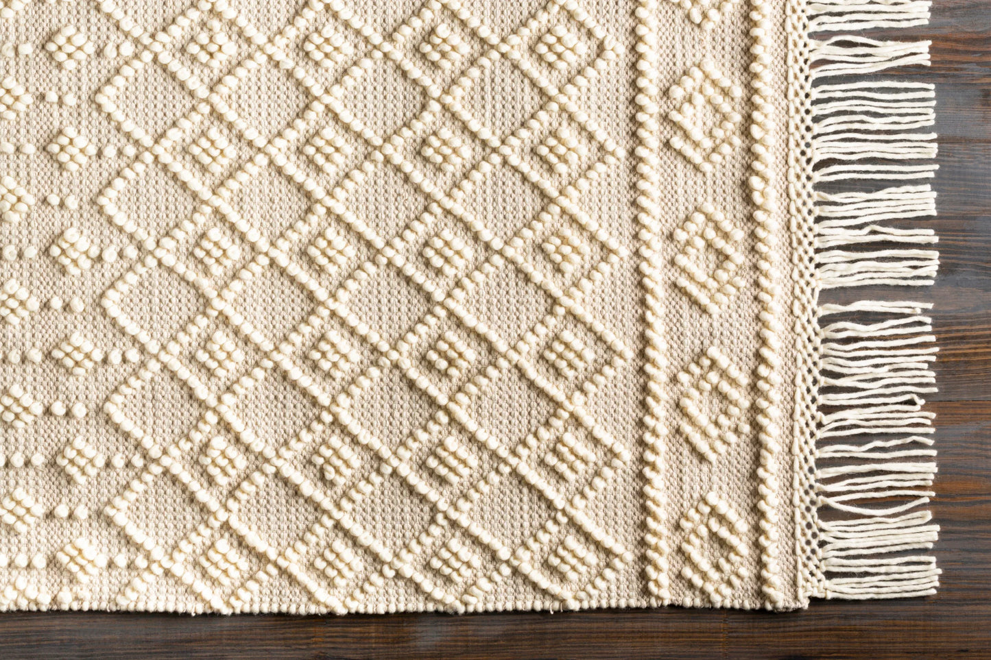 Farmhouse Tassels Handmade Rug Livabliss Farmhouse Tassels